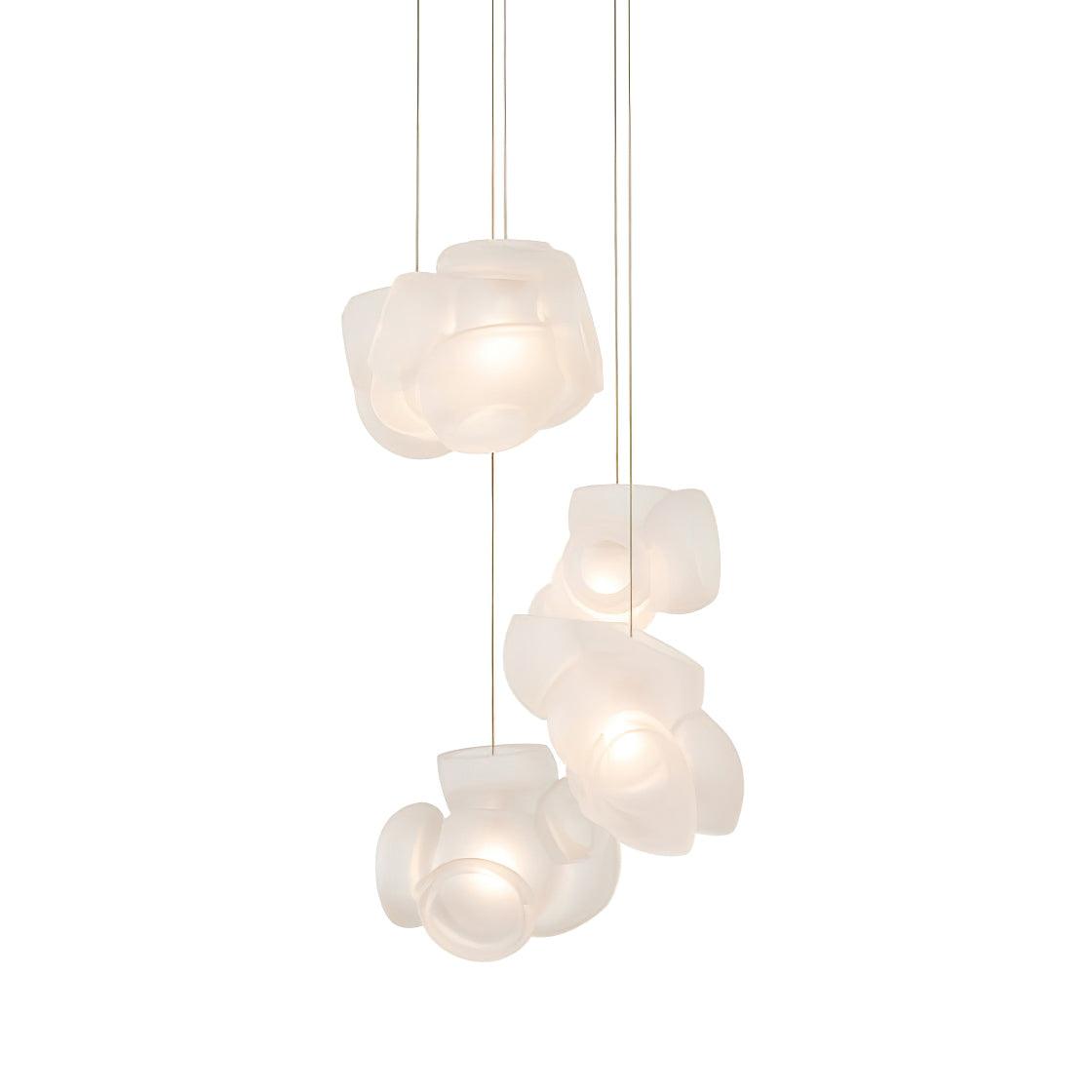 Zamarir Bubbles Cluster Metal Glass Pendant Light - Letslighting
