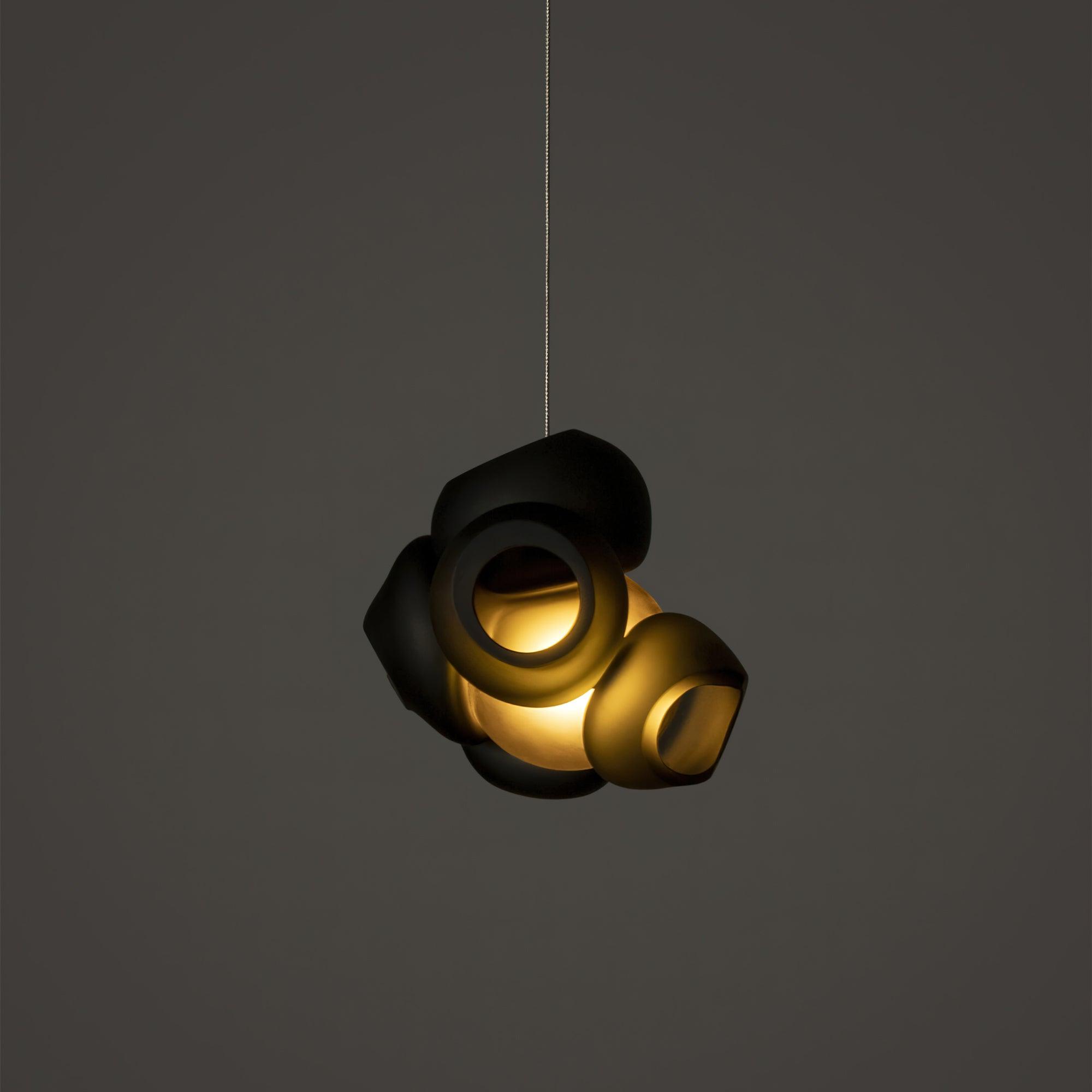 Zamarir Bubbles Cluster Metal Glass Pendant Light - Letslighting