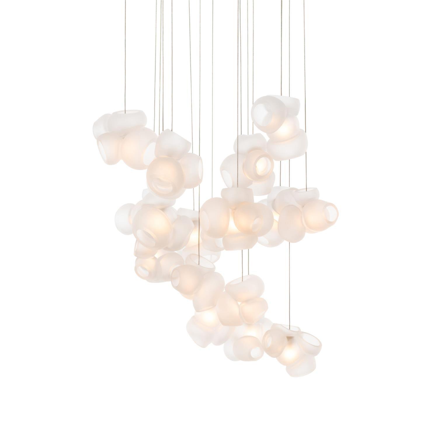 Zamarir Bubbles Cluster Metal Glass Pendant Light - Letslighting