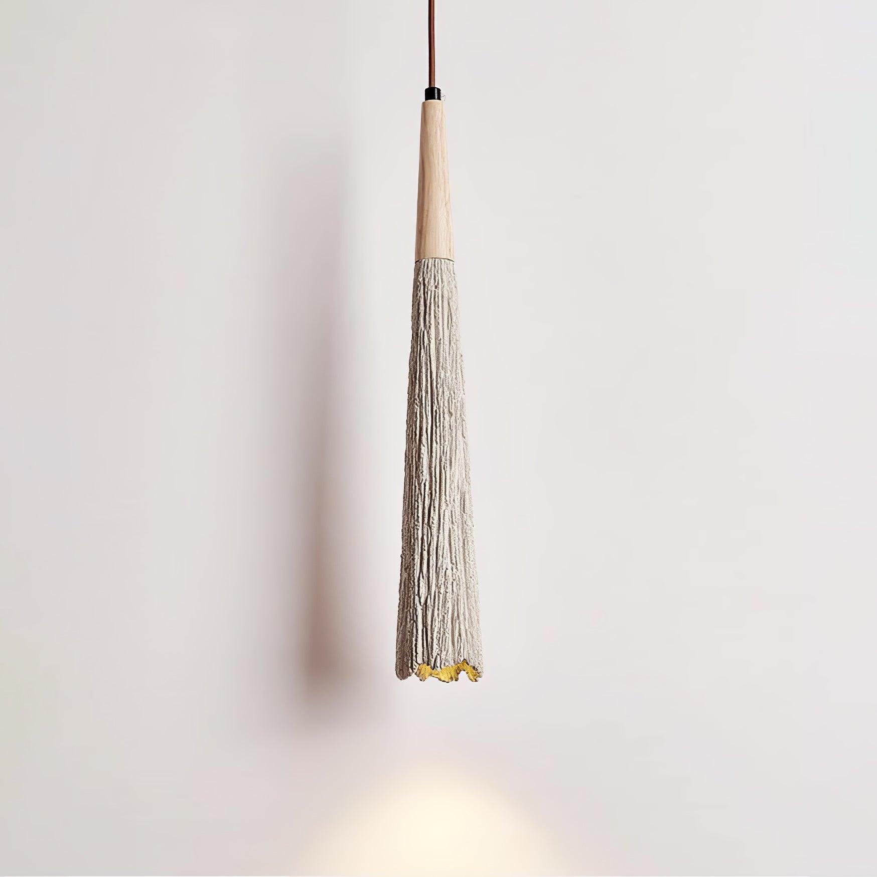 Concrete Pleated Pendant Lamp - Letslighting