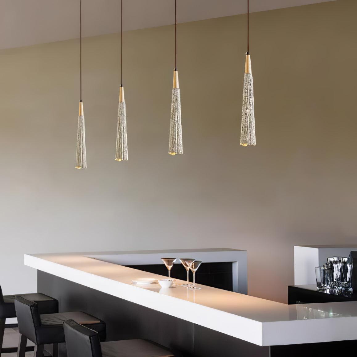 Concrete Pleated Pendant Lamp - Letslighting