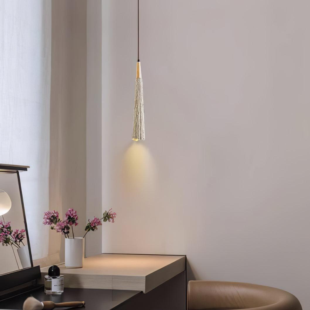 Concrete Pleated Pendant Lamp - Letslighting