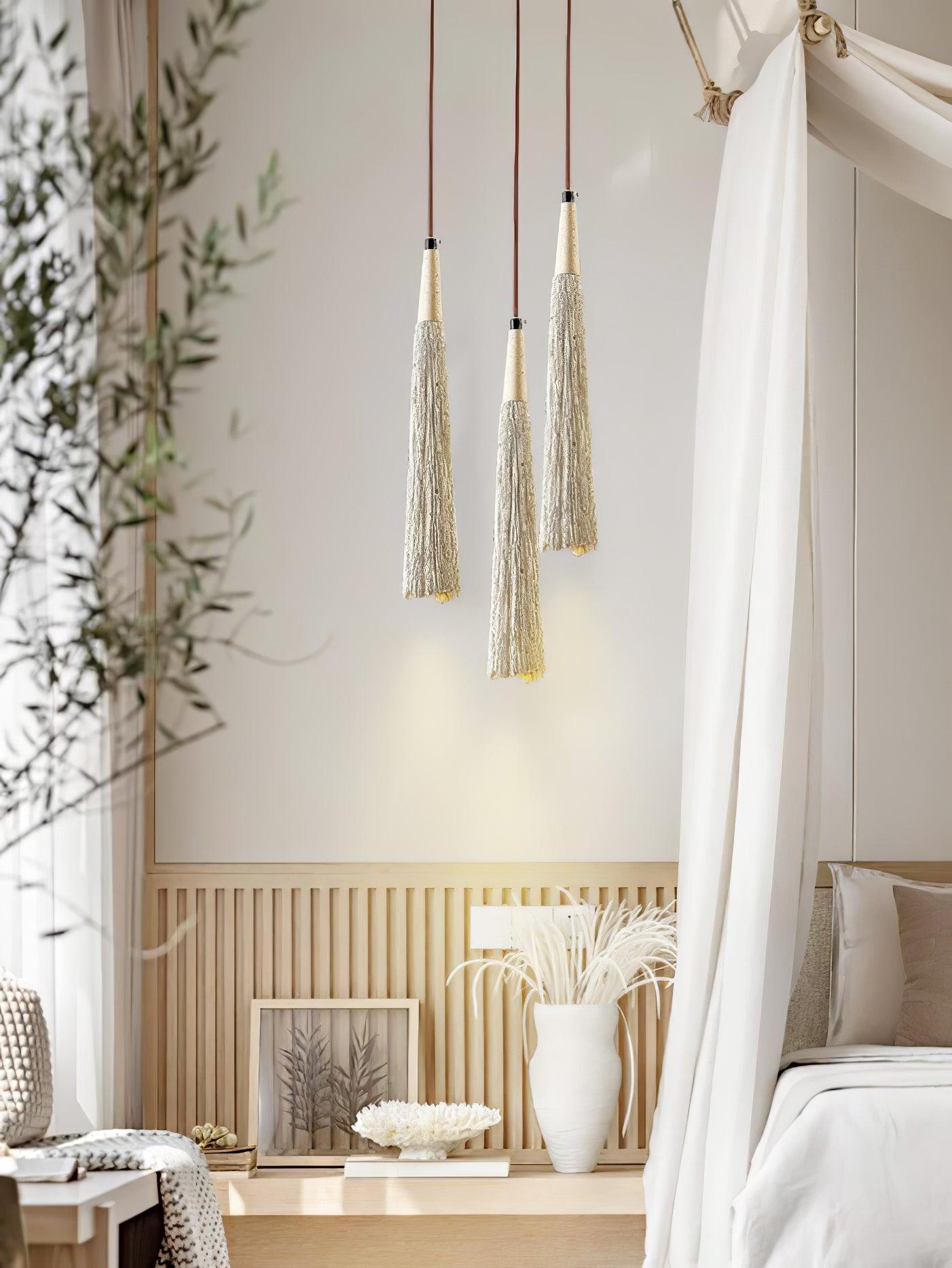 Concrete Pleated Pendant Lamp - Letslighting