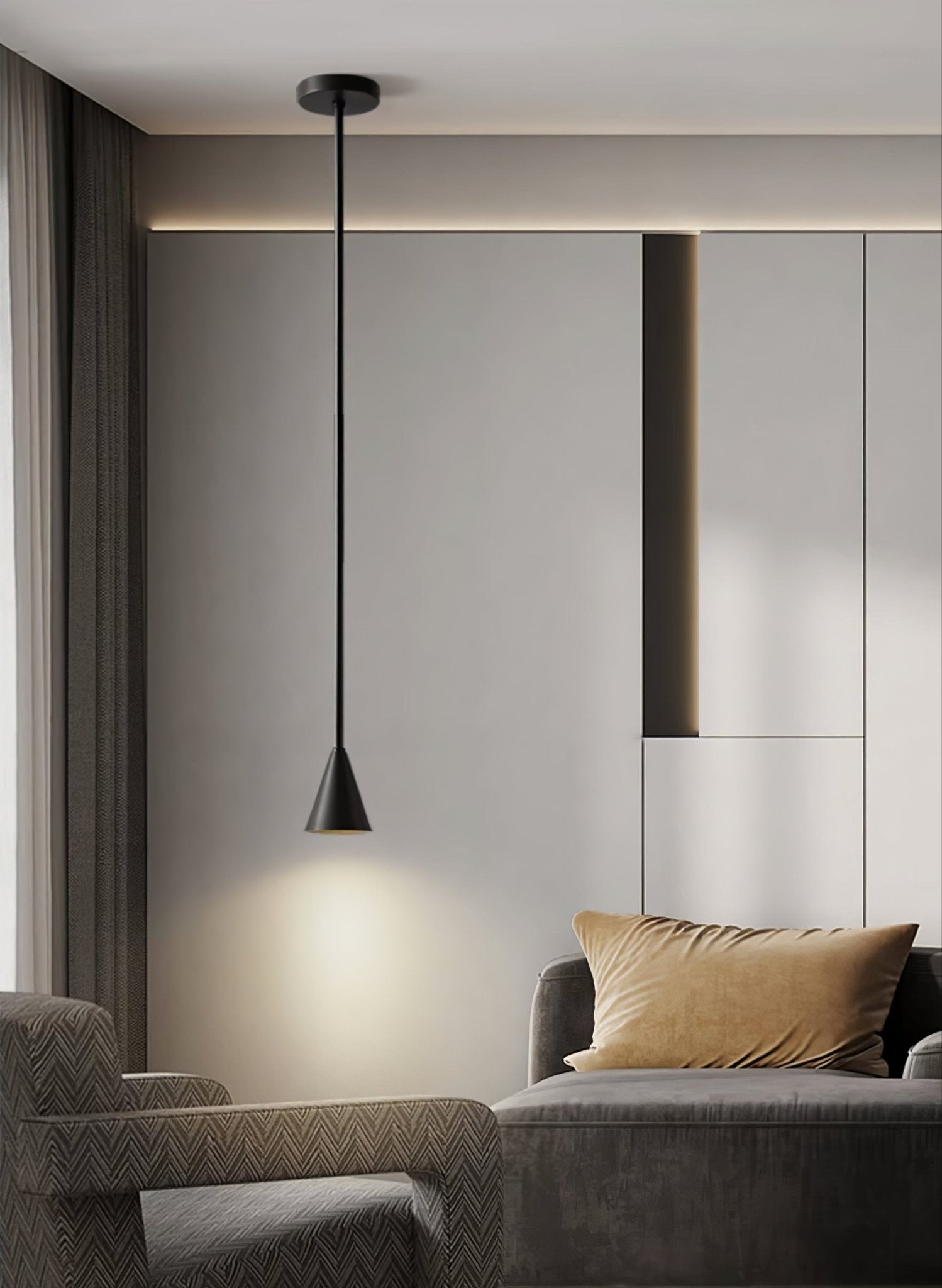 Conica Brass Pendant Light - Letslighting