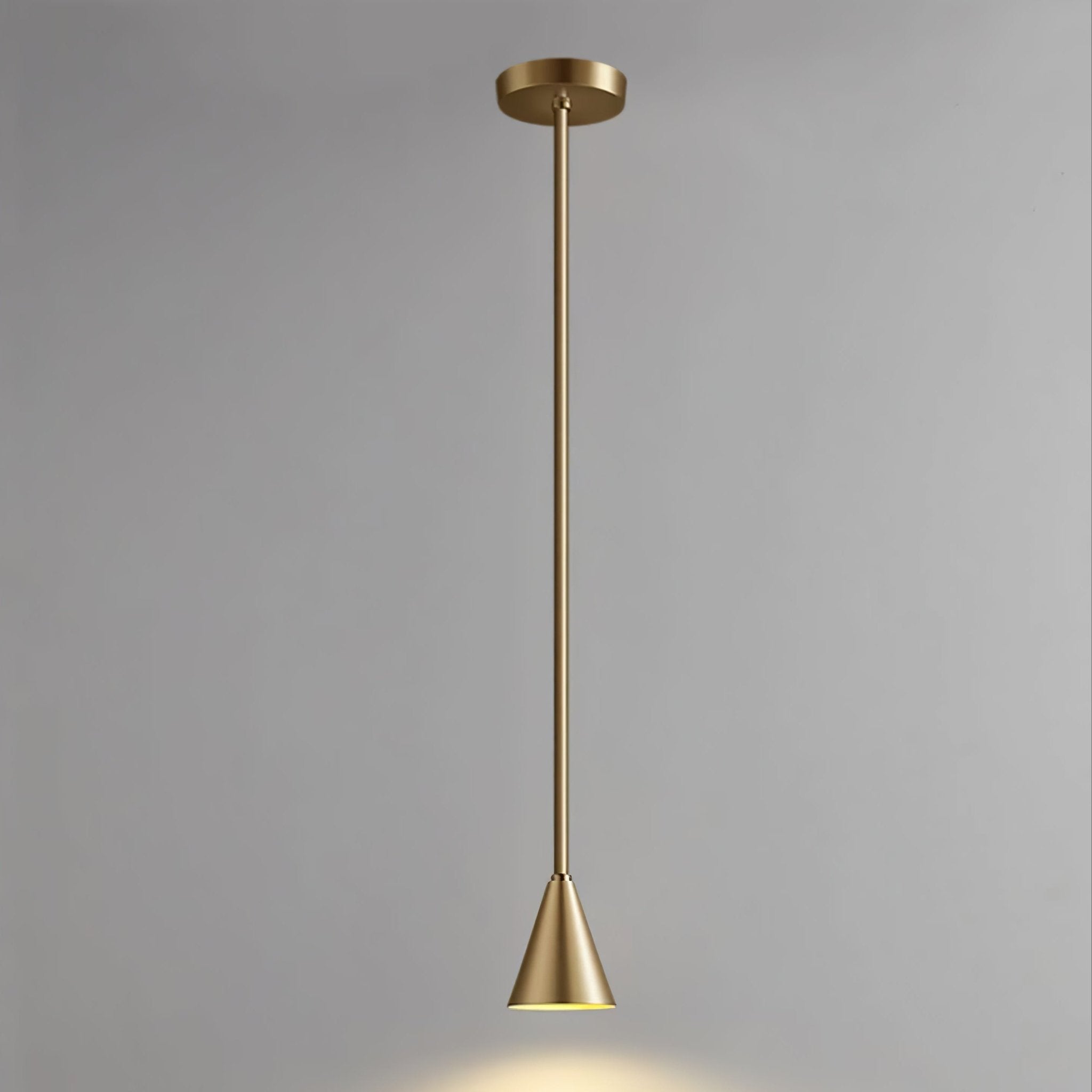 Conica Brass Pendant Light - Letslighting
