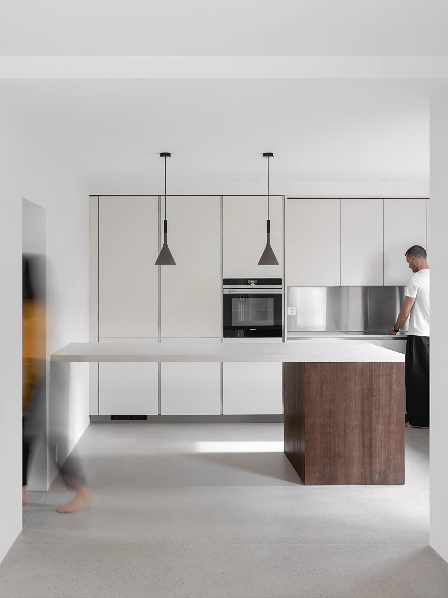 Conical Concrete Pendant Light - Letslighting