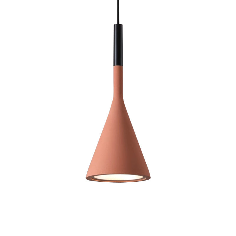 Conical Concrete Pendant Light - Letslighting