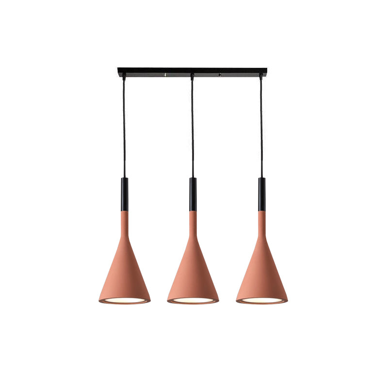 Conical Concrete Pendant Light - Letslighting