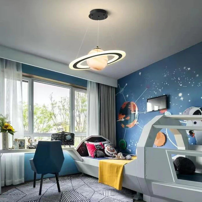 Aria Diseñador LED Lámpara Colgante Azul Naranja Dormitorio/Comedor