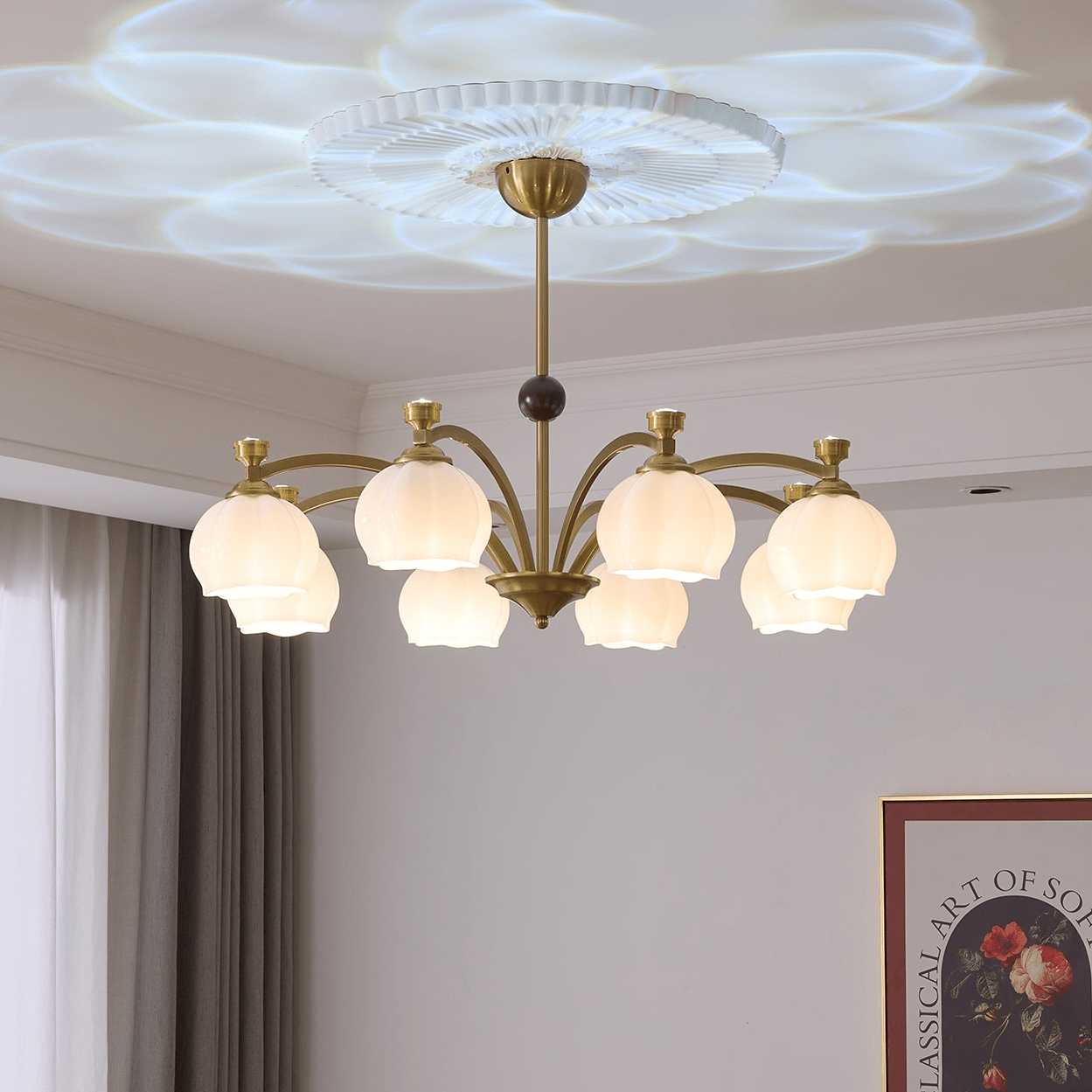 Corinne Arc Chandelier - Letslighting