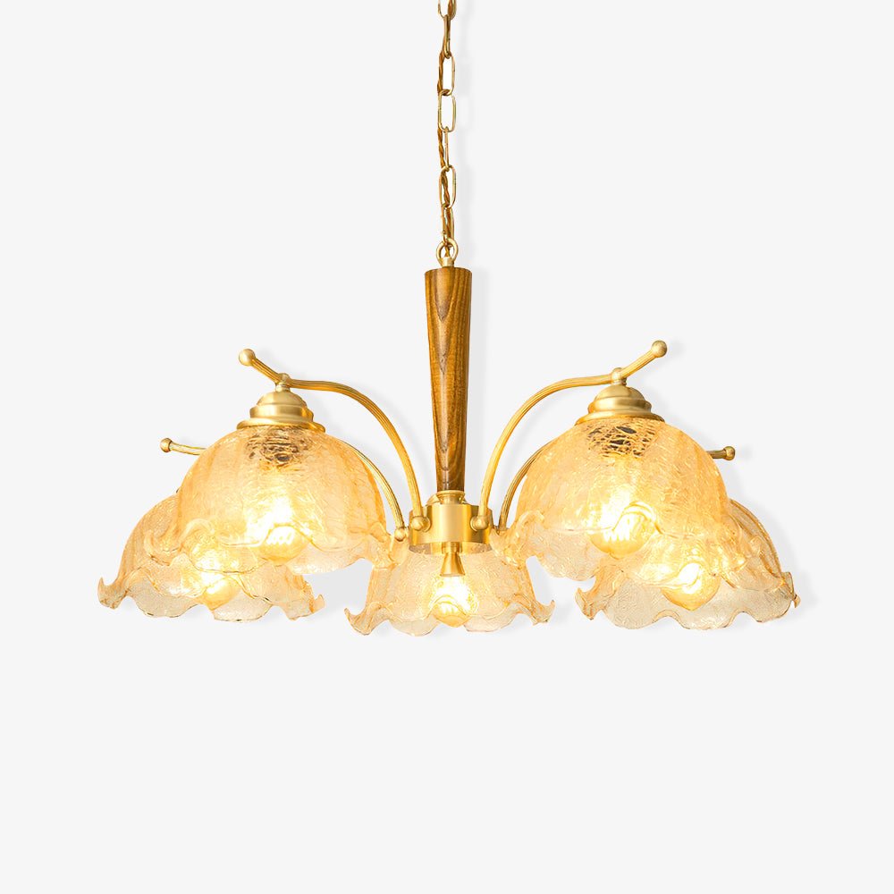 Orchid Vintage Glass Chandelier - Letslighting