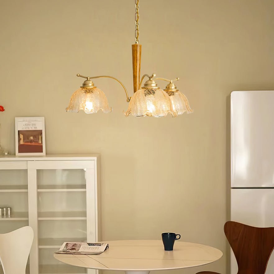 Orchid Vintage Glass Chandelier - Letslighting