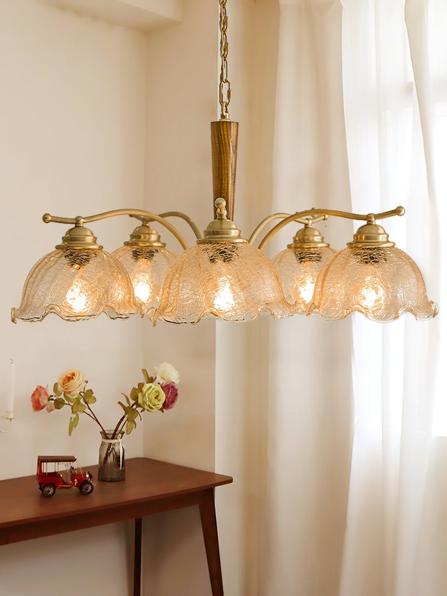 Orchid Vintage Glass Chandelier - Letslighting