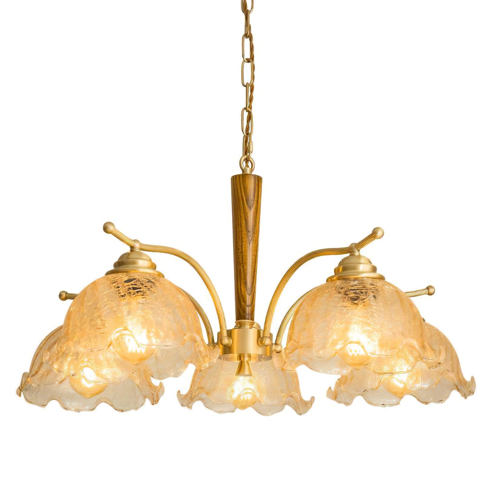 Orchid Vintage Glass Chandelier - Letslighting
