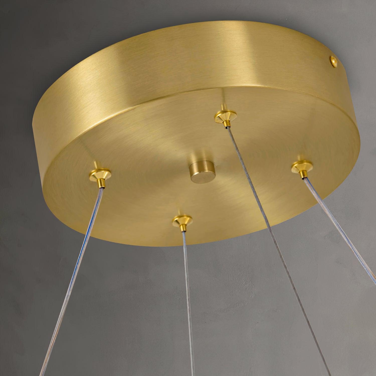 Crown Brass Chandelier - Letslighting