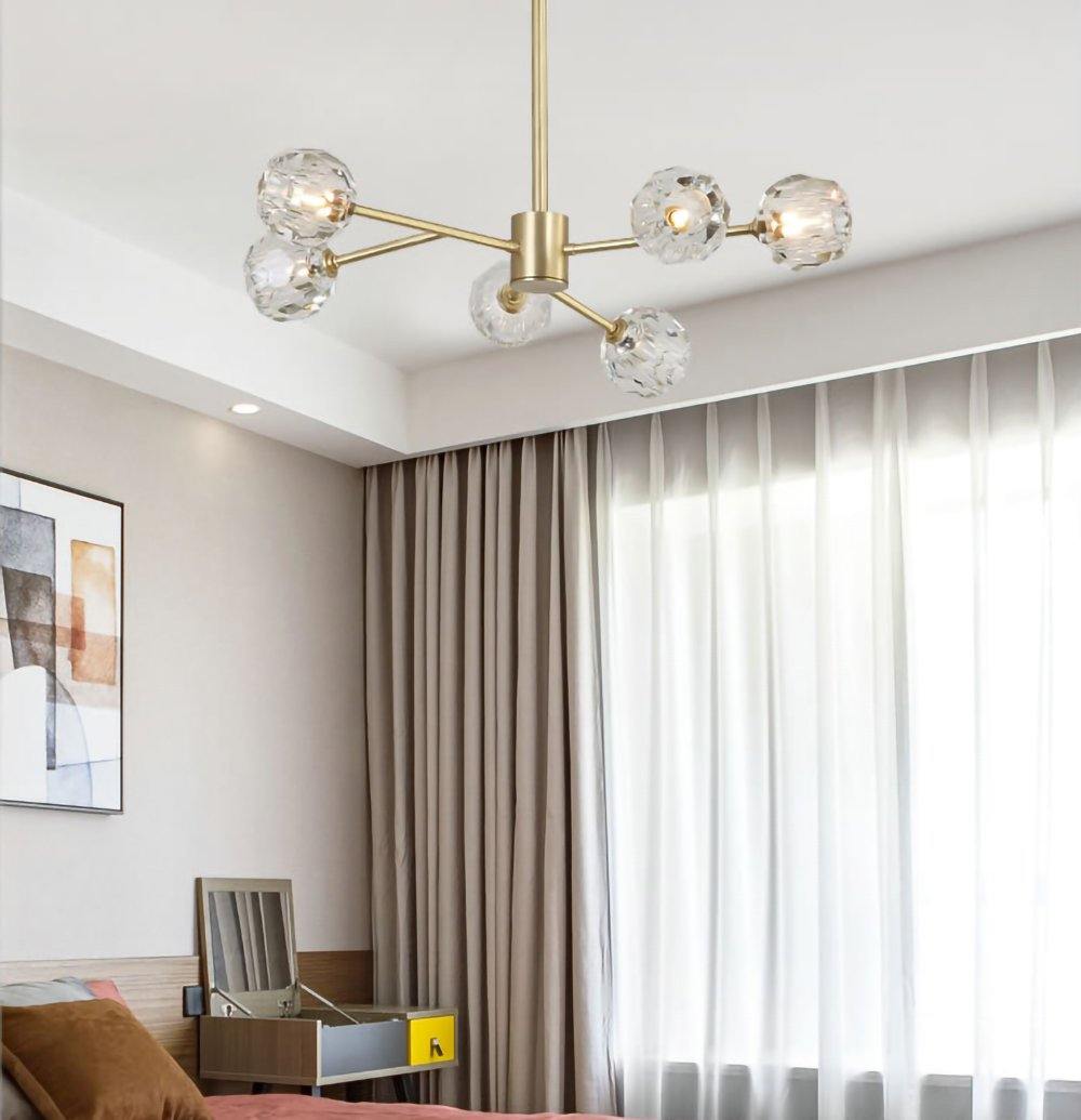 Crystal Ball Round Cluster Chandelier - Letslighting