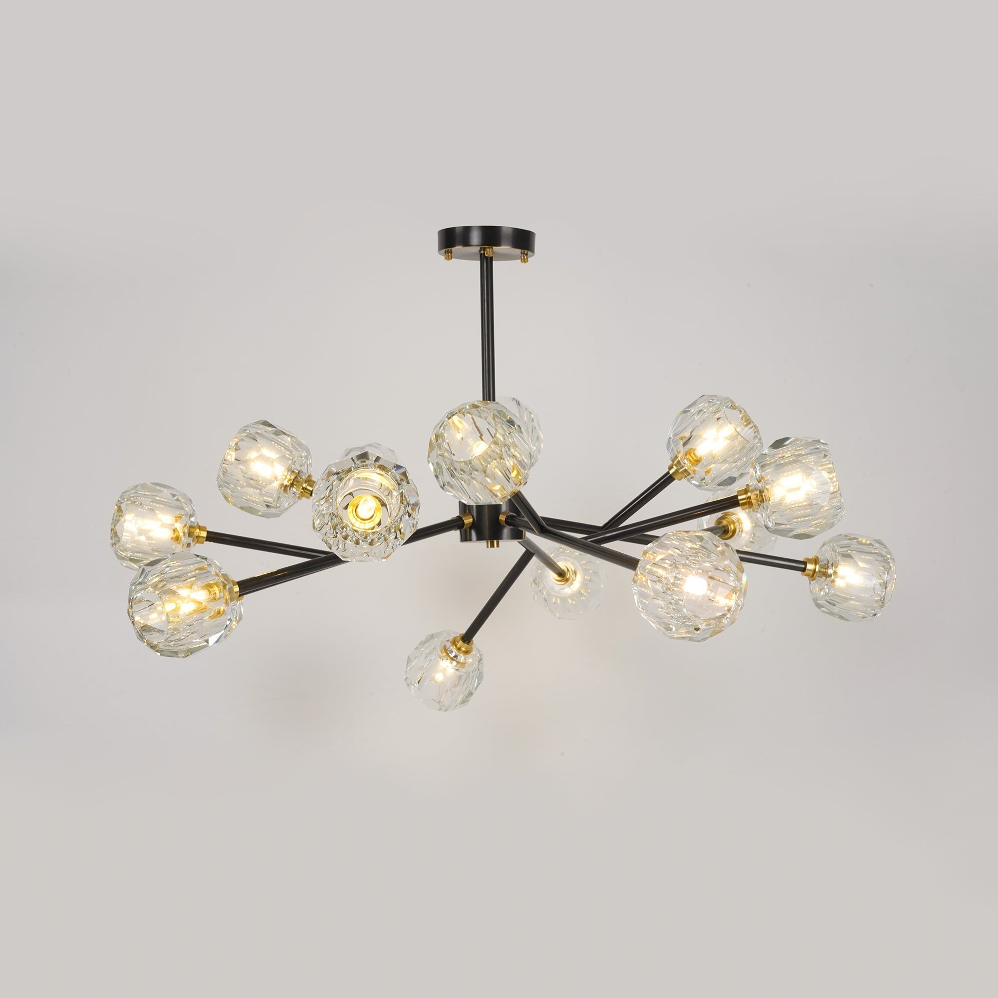 Crystal Ball Round Cluster Chandelier - Letslighting