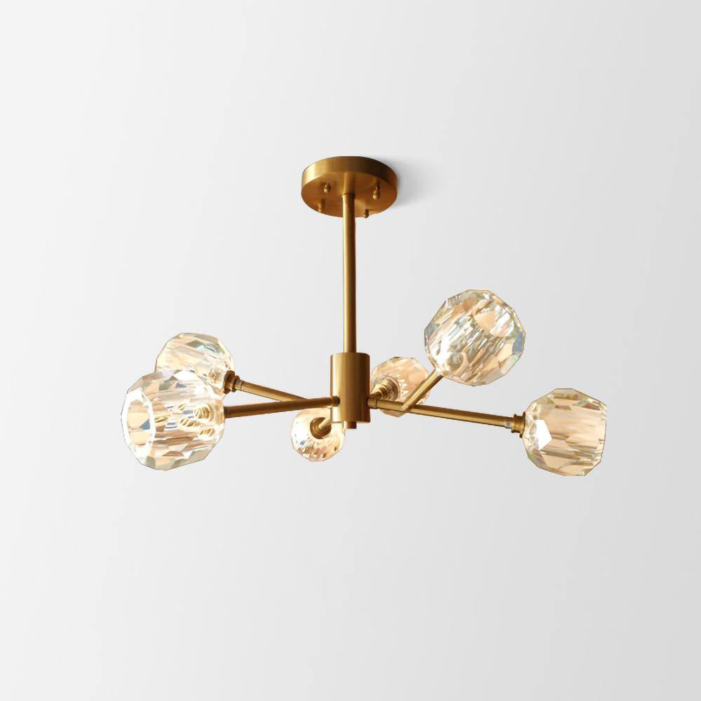 Crystal Ball Round Cluster Chandelier - Letslighting