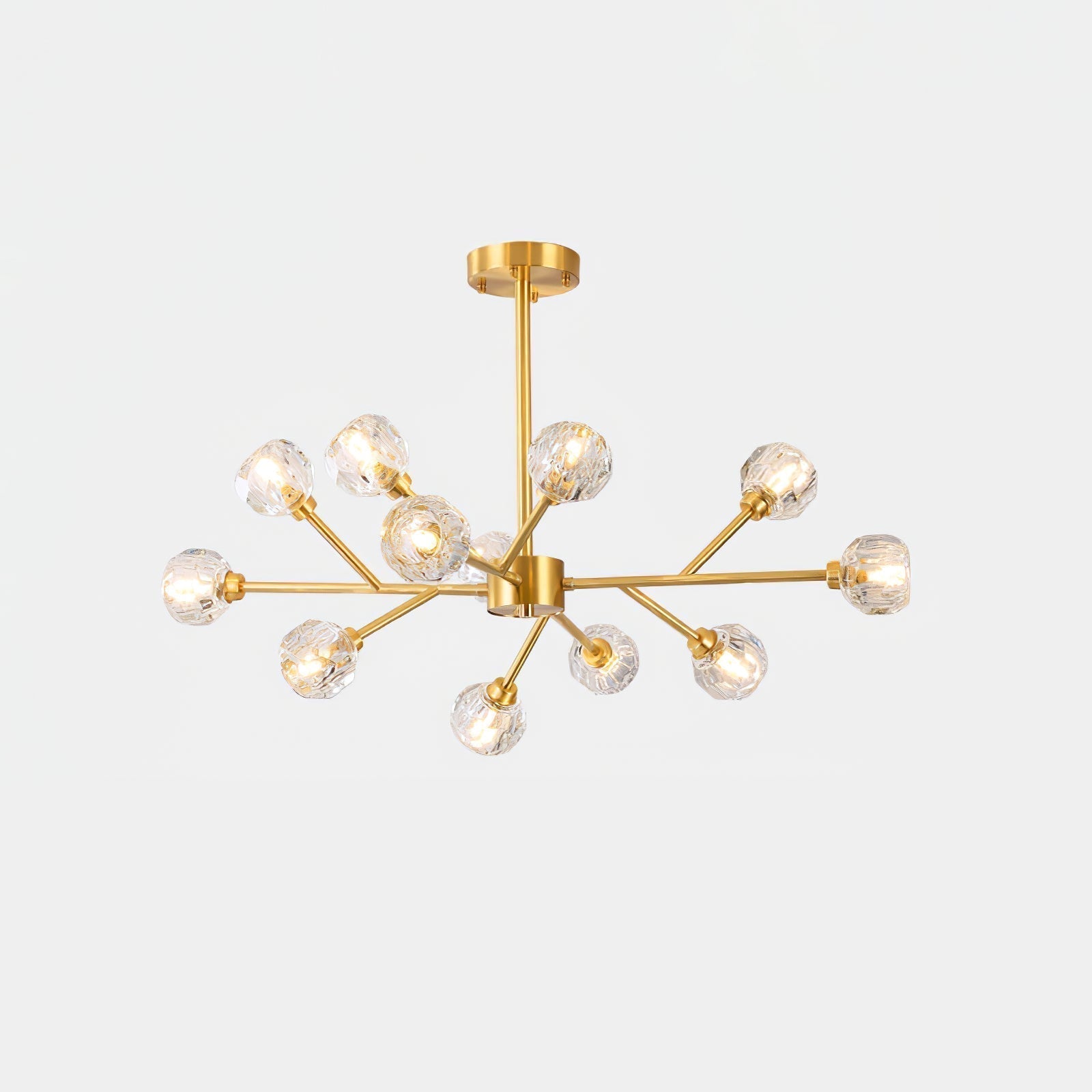 Crystal Ball Round Cluster Chandelier - Letslighting