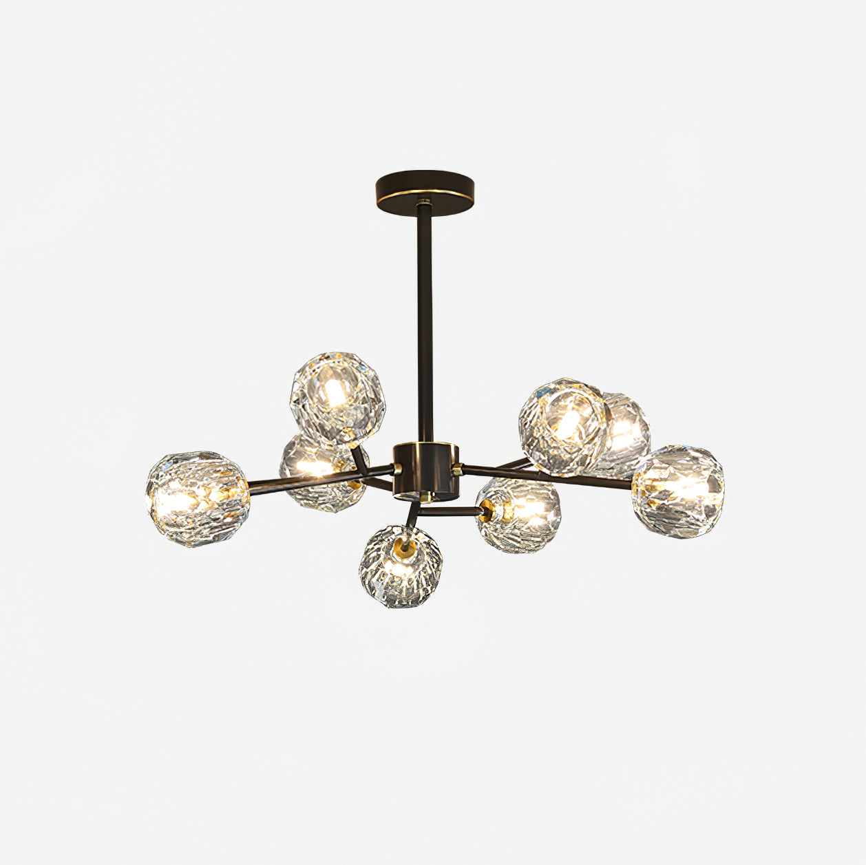 Crystal Ball Round Cluster Chandelier - Letslighting