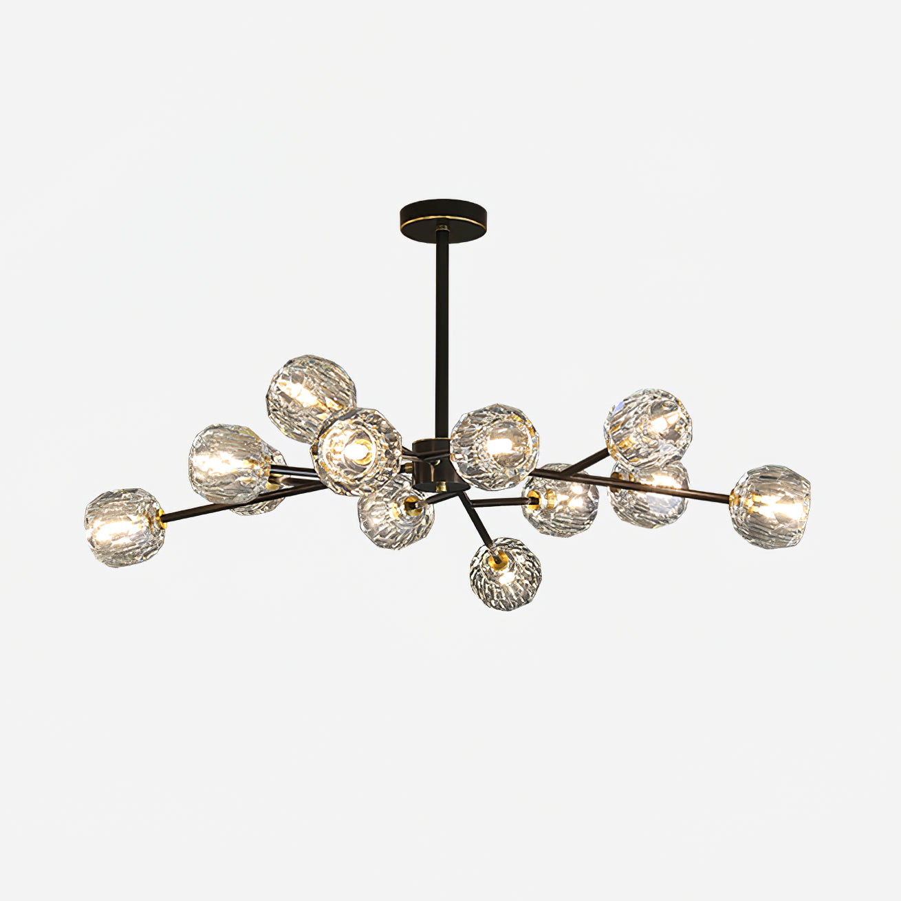 Crystal Ball Round Cluster Chandelier - Letslighting