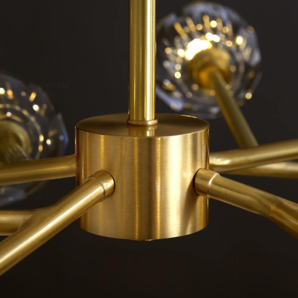Crystal Ball Round Cluster Chandelier - Letslighting