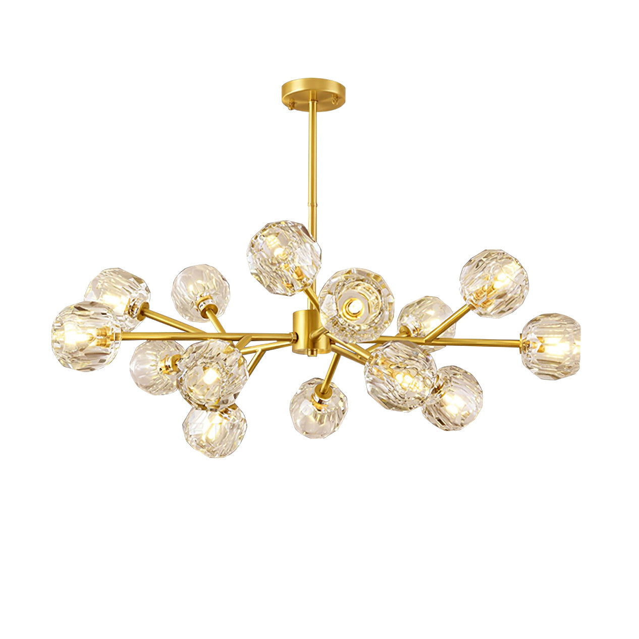Crystal Ball Round Cluster Chandelier - Letslighting