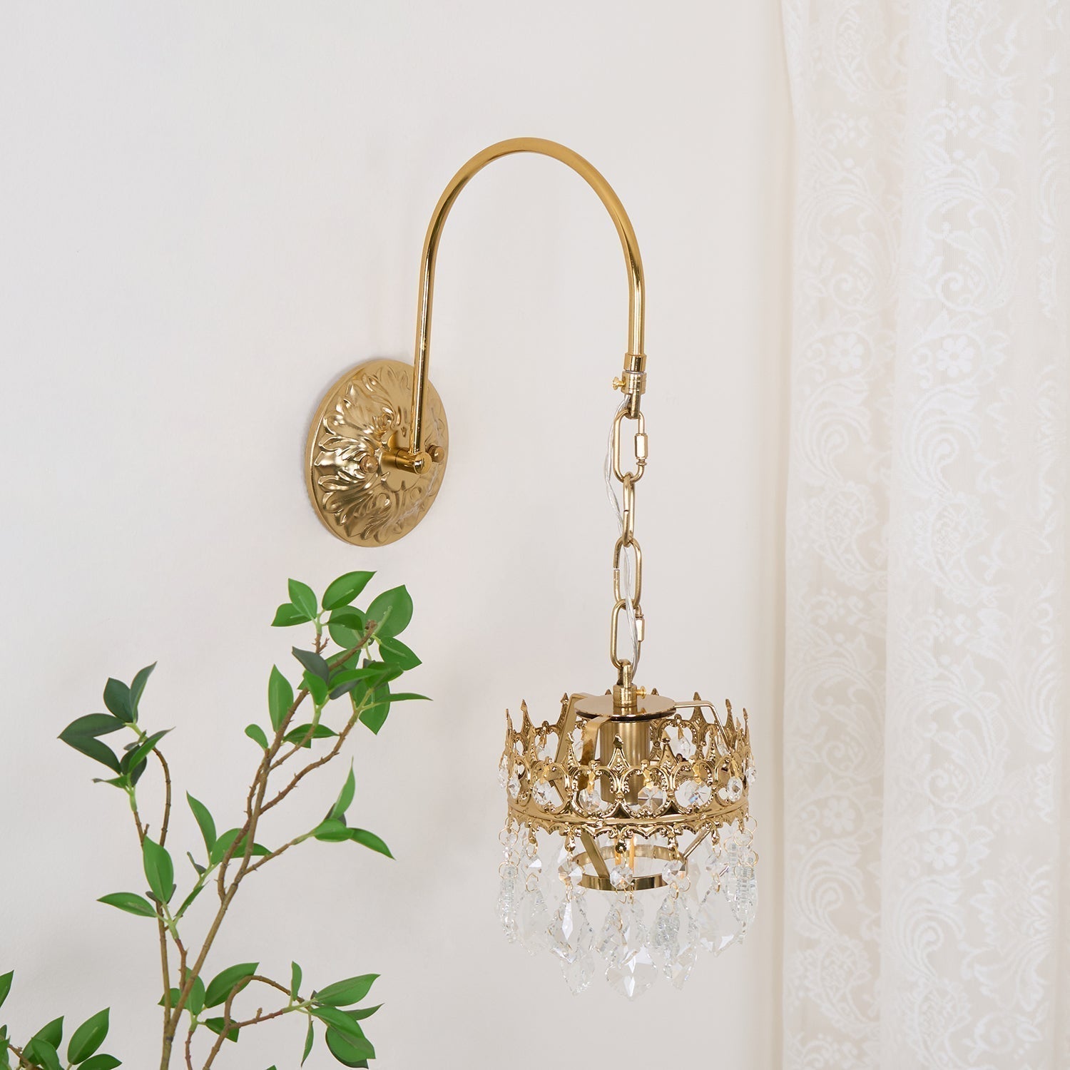Crystal Crown Sconce - Letslighting