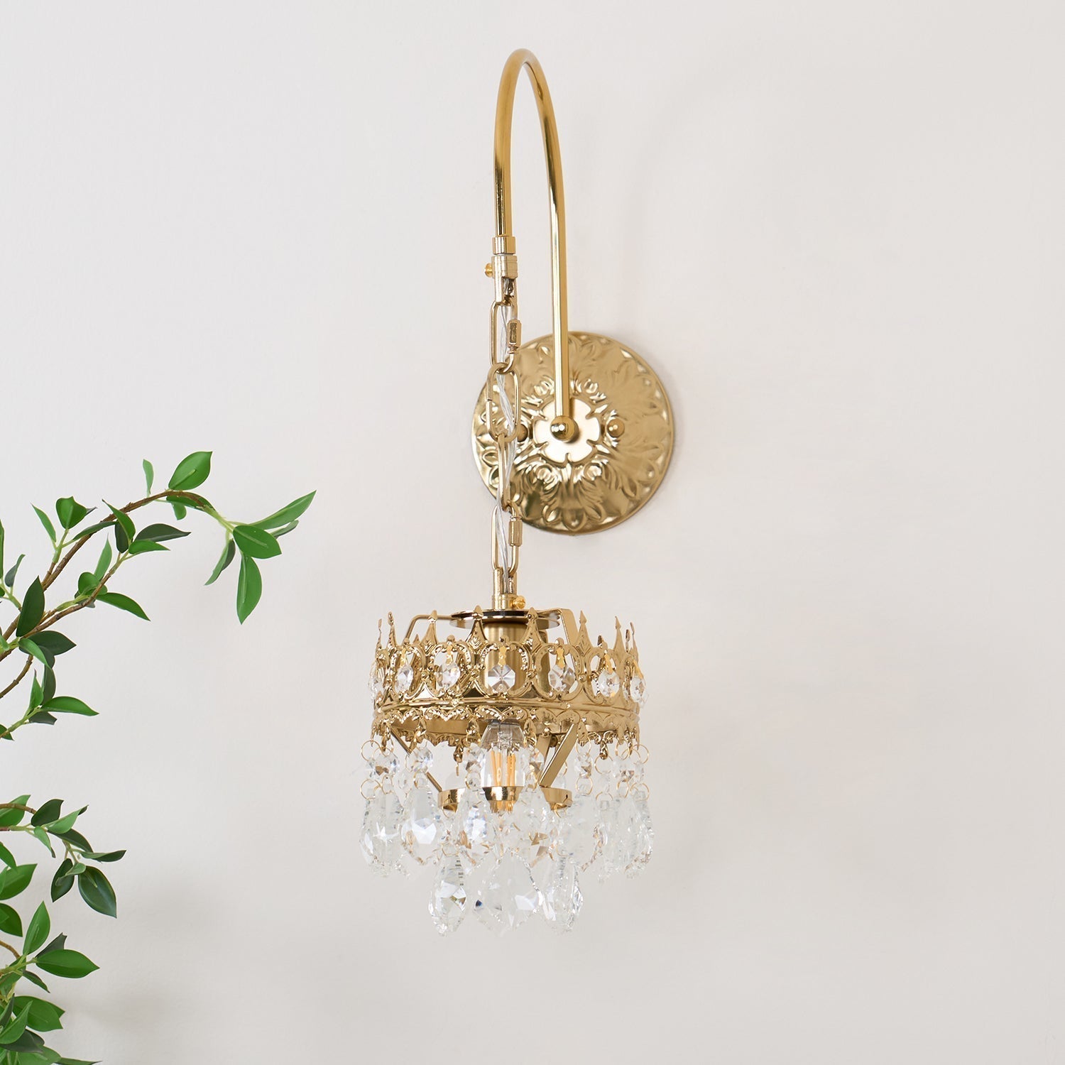 Crystal Crown Sconce - Letslighting
