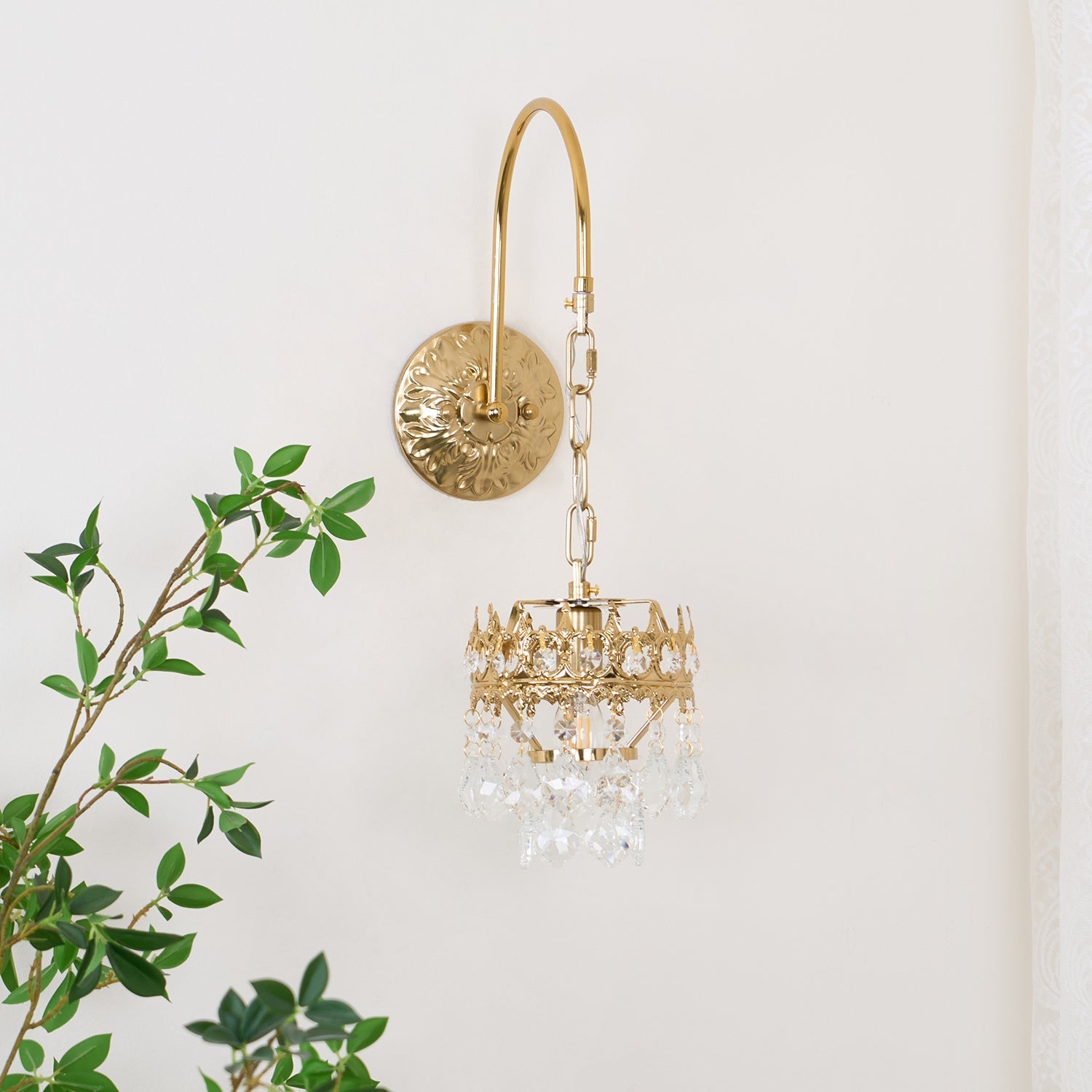 Crystal Crown Sconce - Letslighting