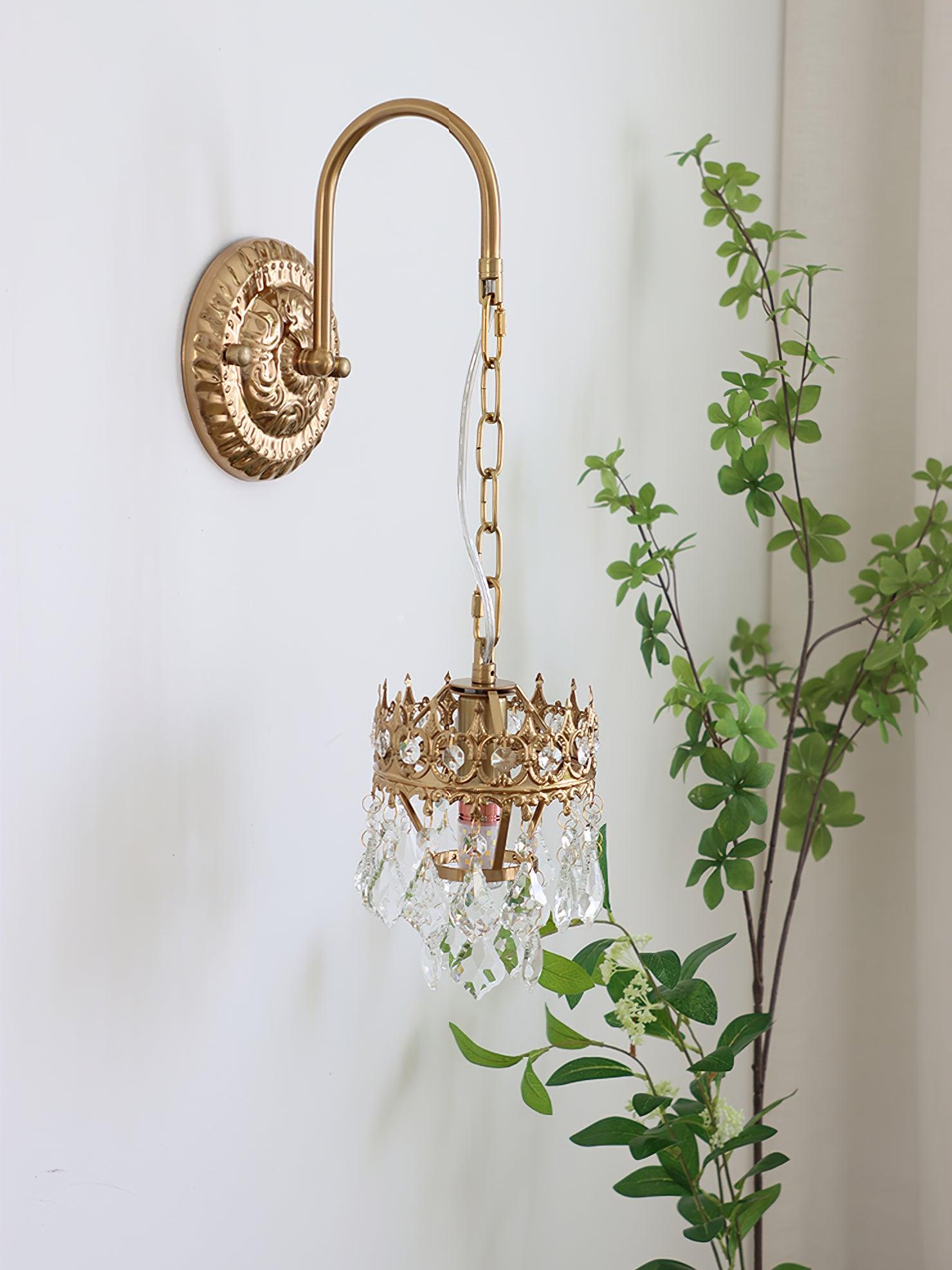 Crystal Crown Sconce - Letslighting