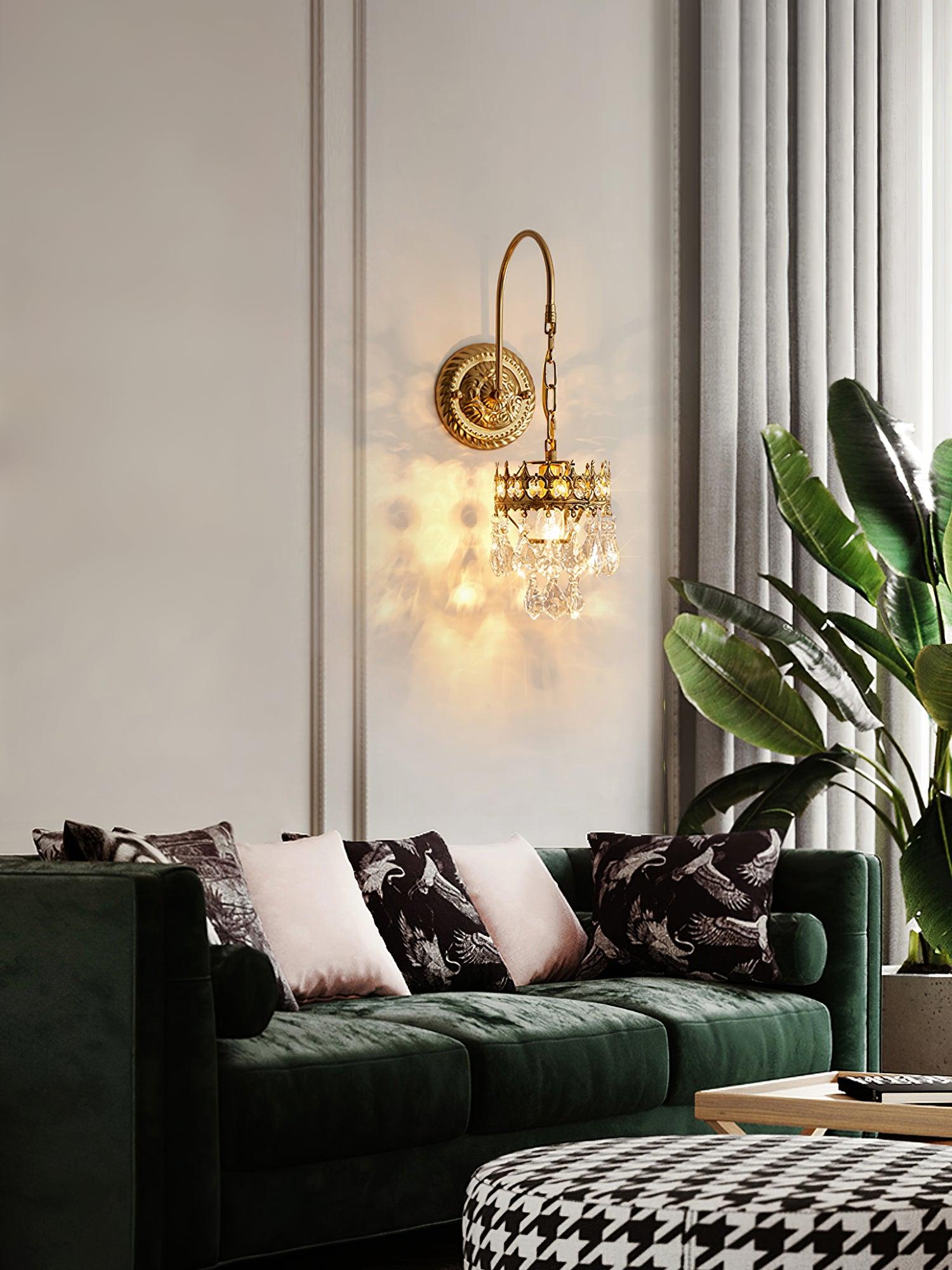Crystal Crown Sconce - Letslighting