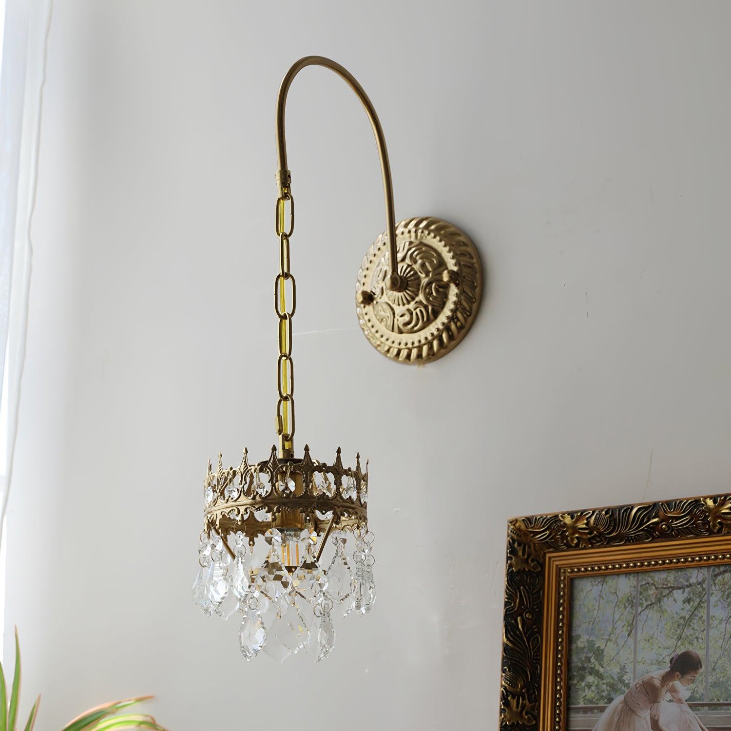 Crystal Crown Sconce - Letslighting