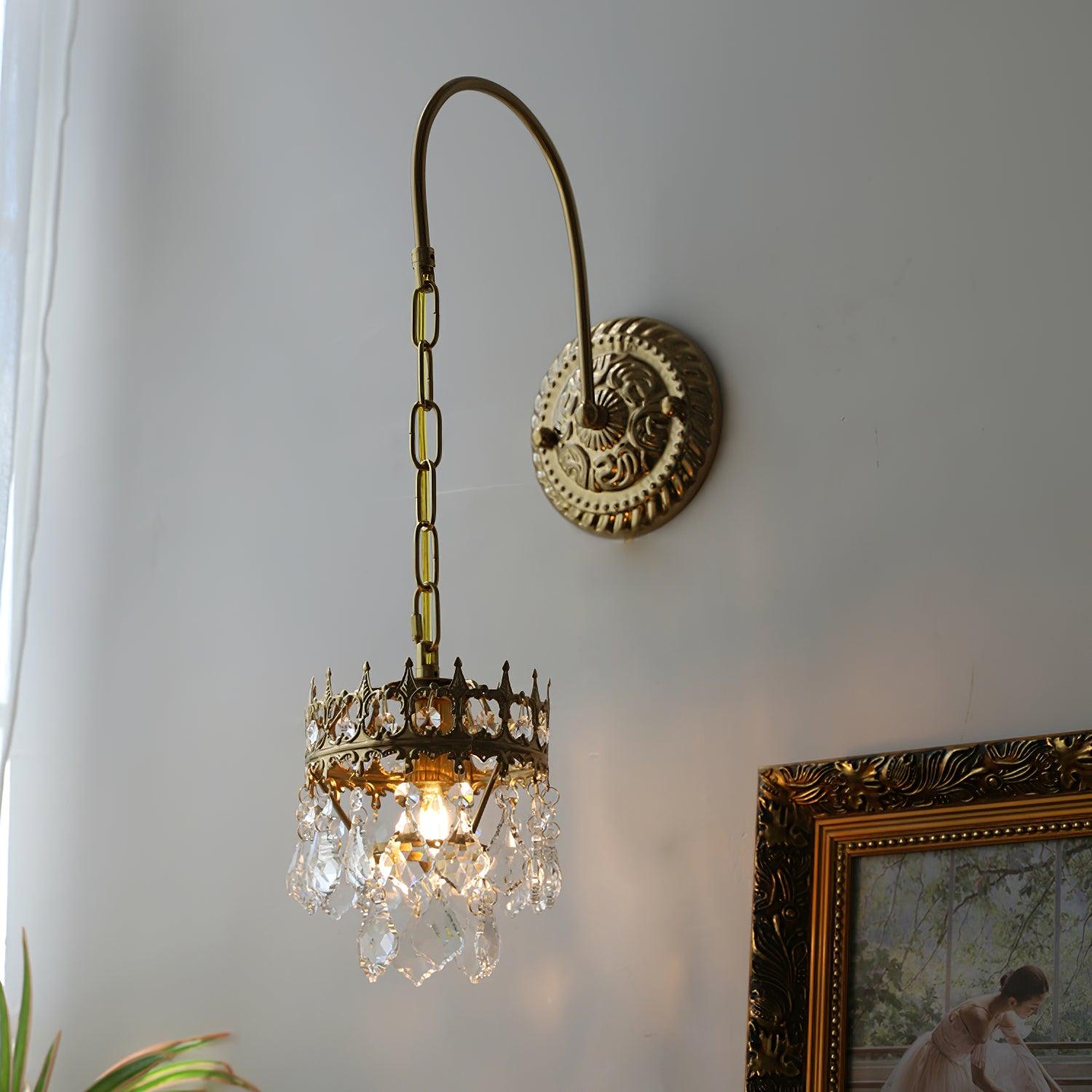 Crystal Crown Sconce - Letslighting