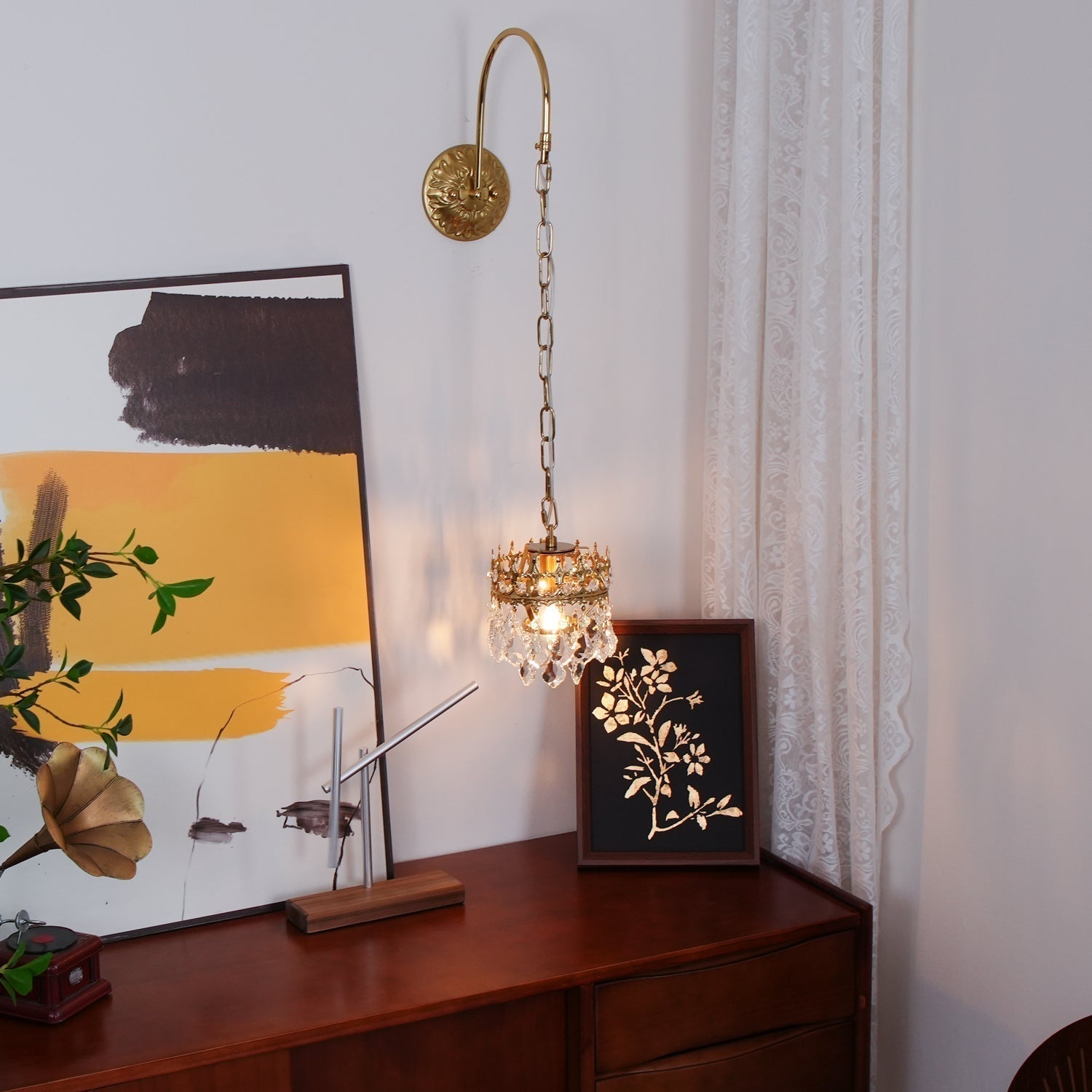 Crystal Crown Sconce - Letslighting