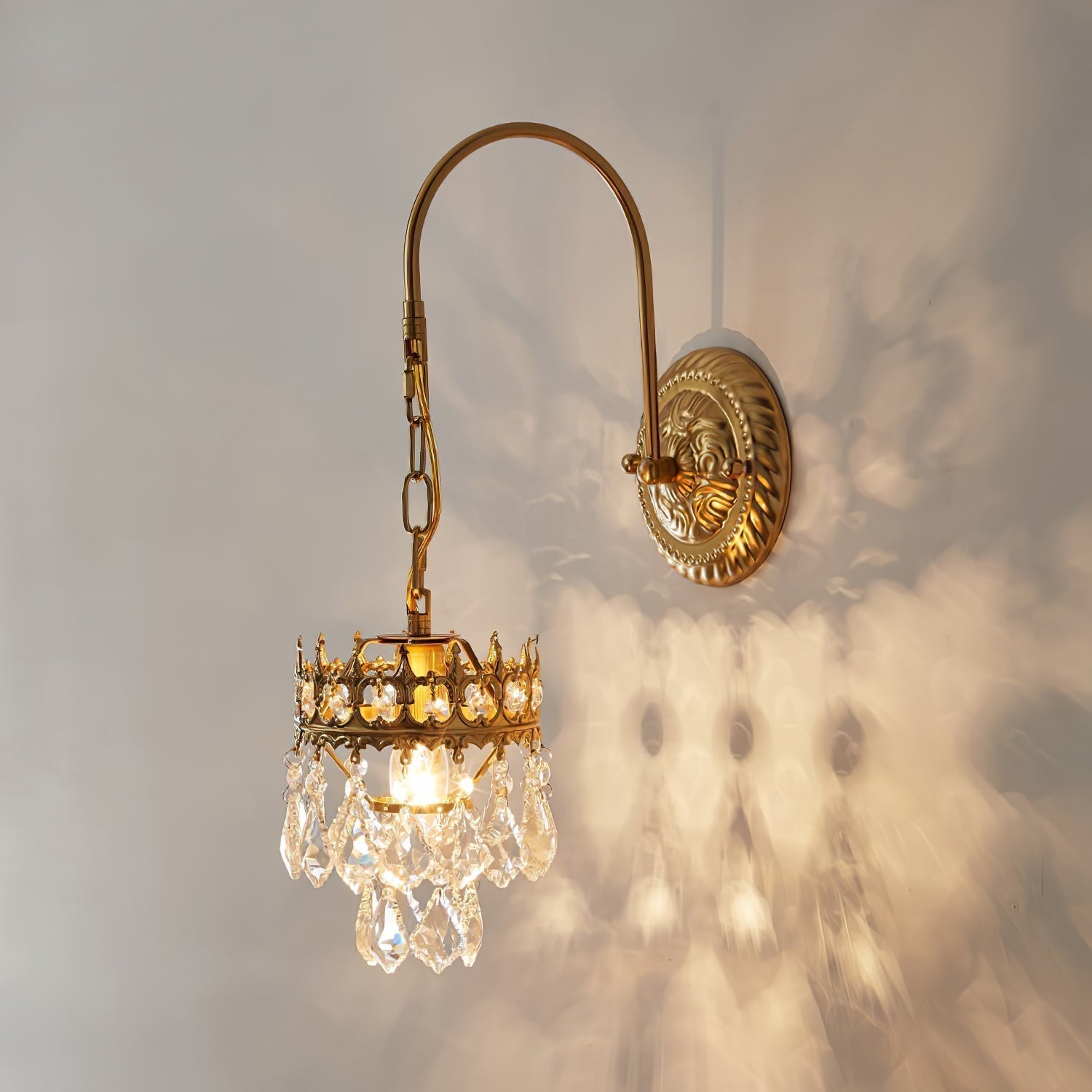 Crystal Crown Sconce - Letslighting
