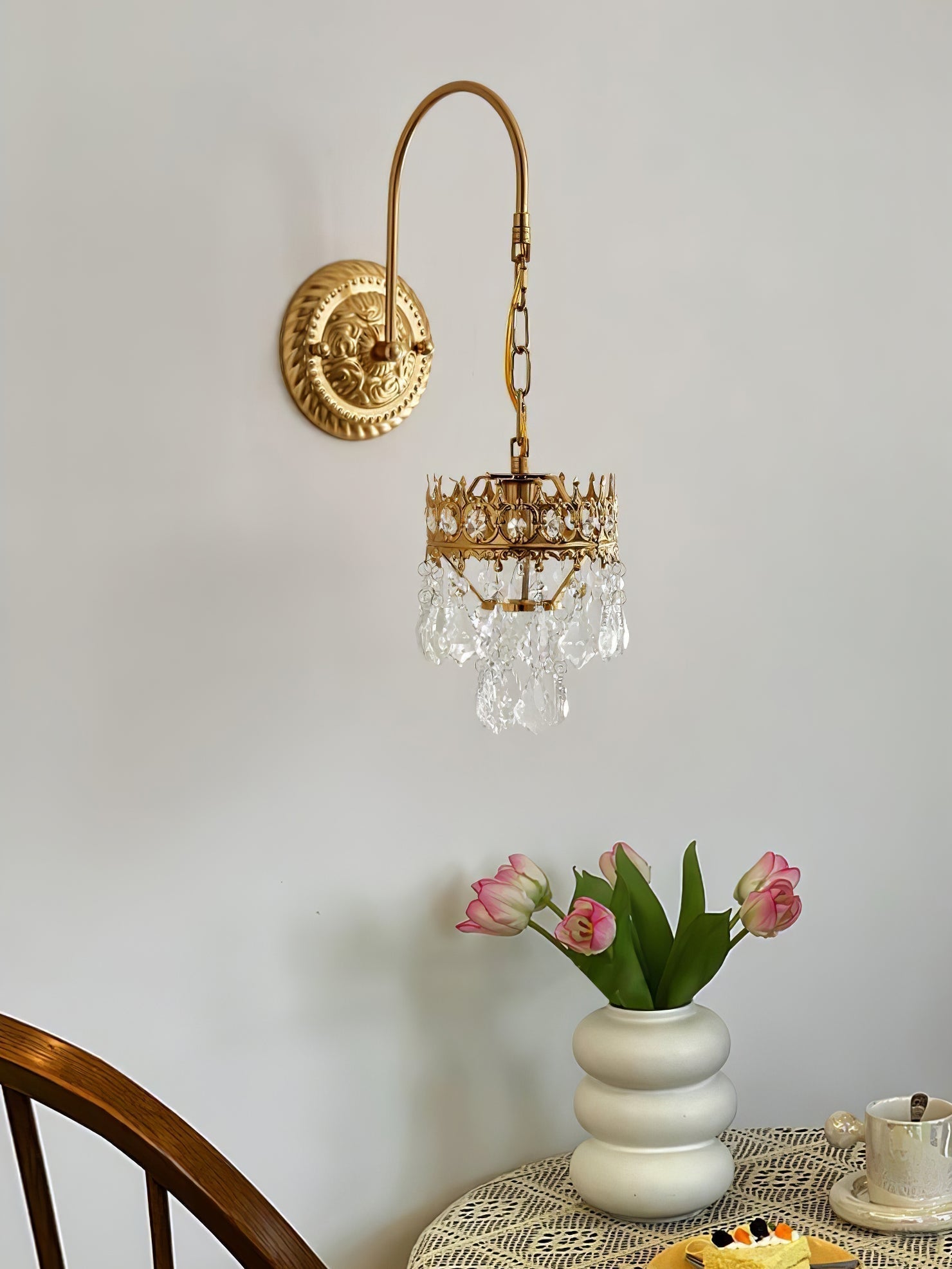 Crystal Crown Sconce - Letslighting