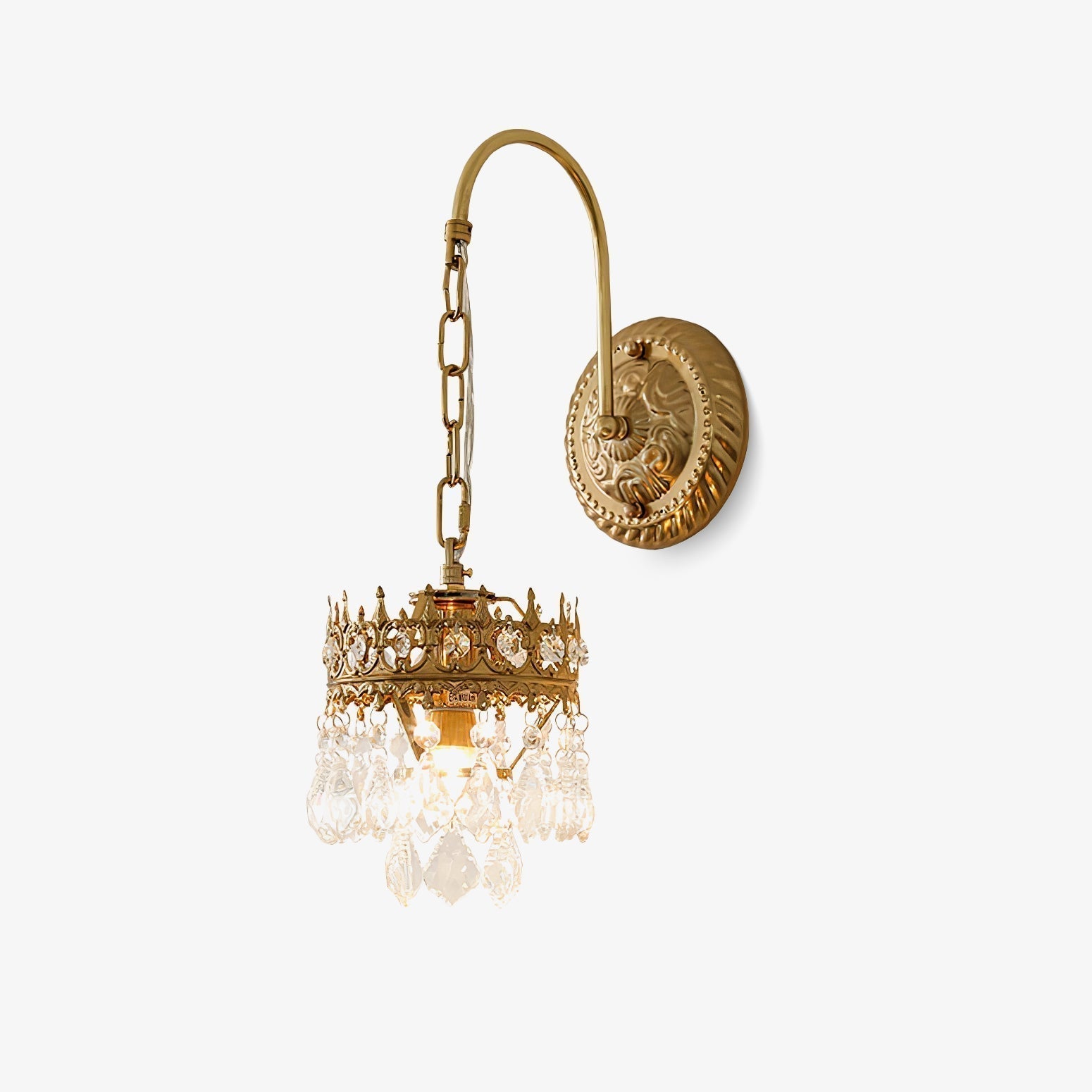 Crystal Crown Sconce - Letslighting