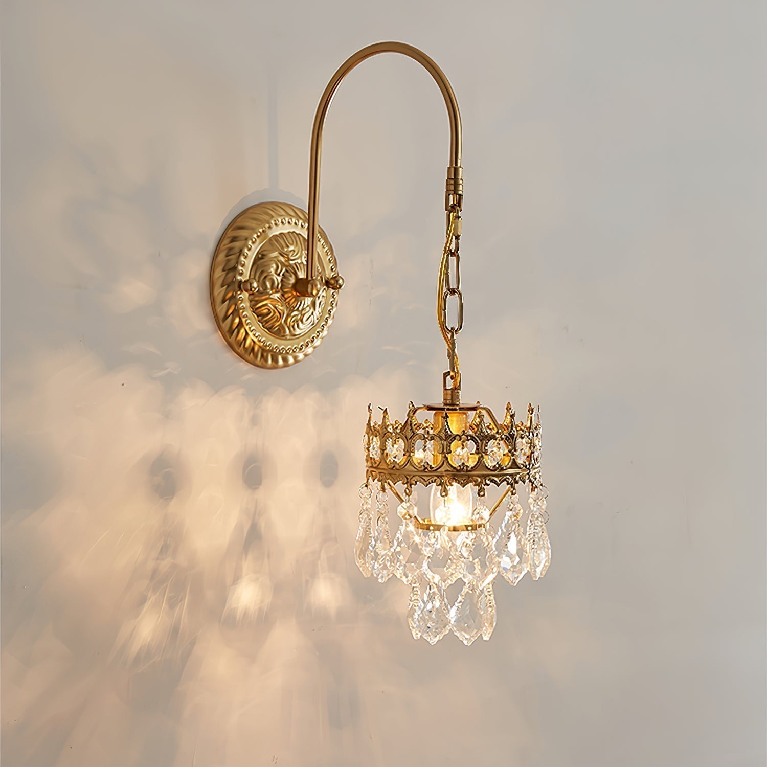 Crystal Crown Sconce - Letslighting