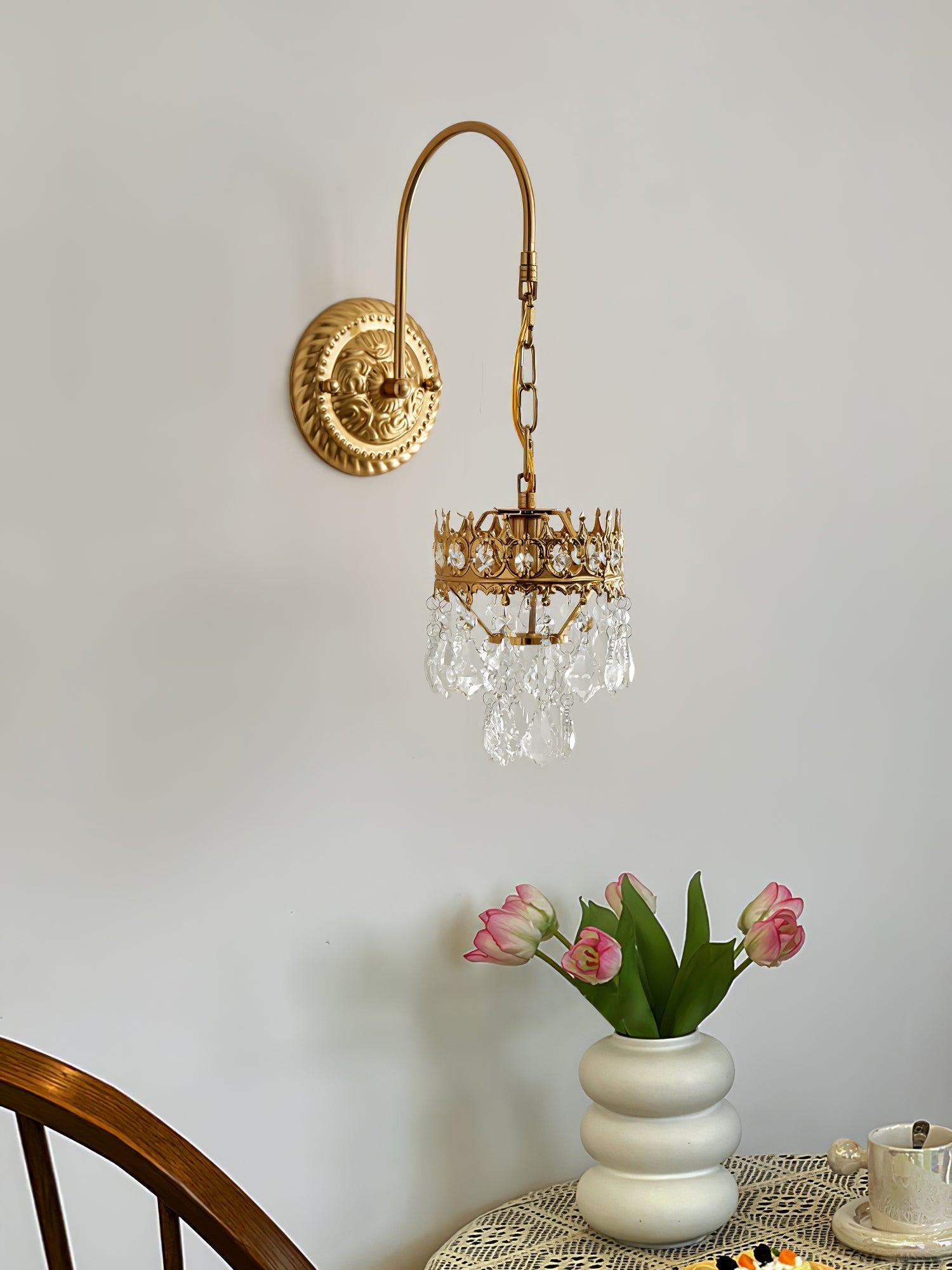 Crystal Crown Sconce - Letslighting