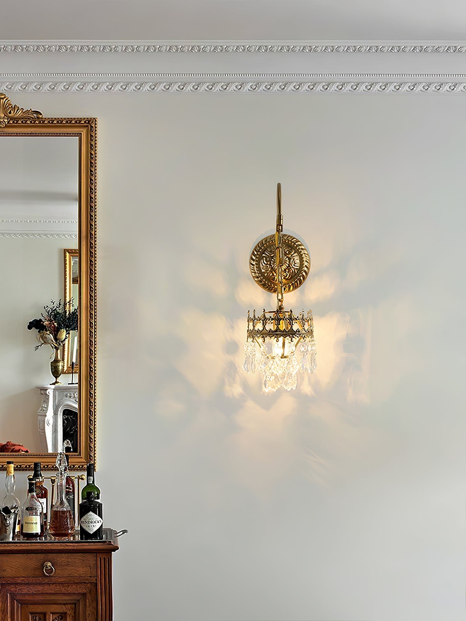 Crystal Crown Sconce - Letslighting