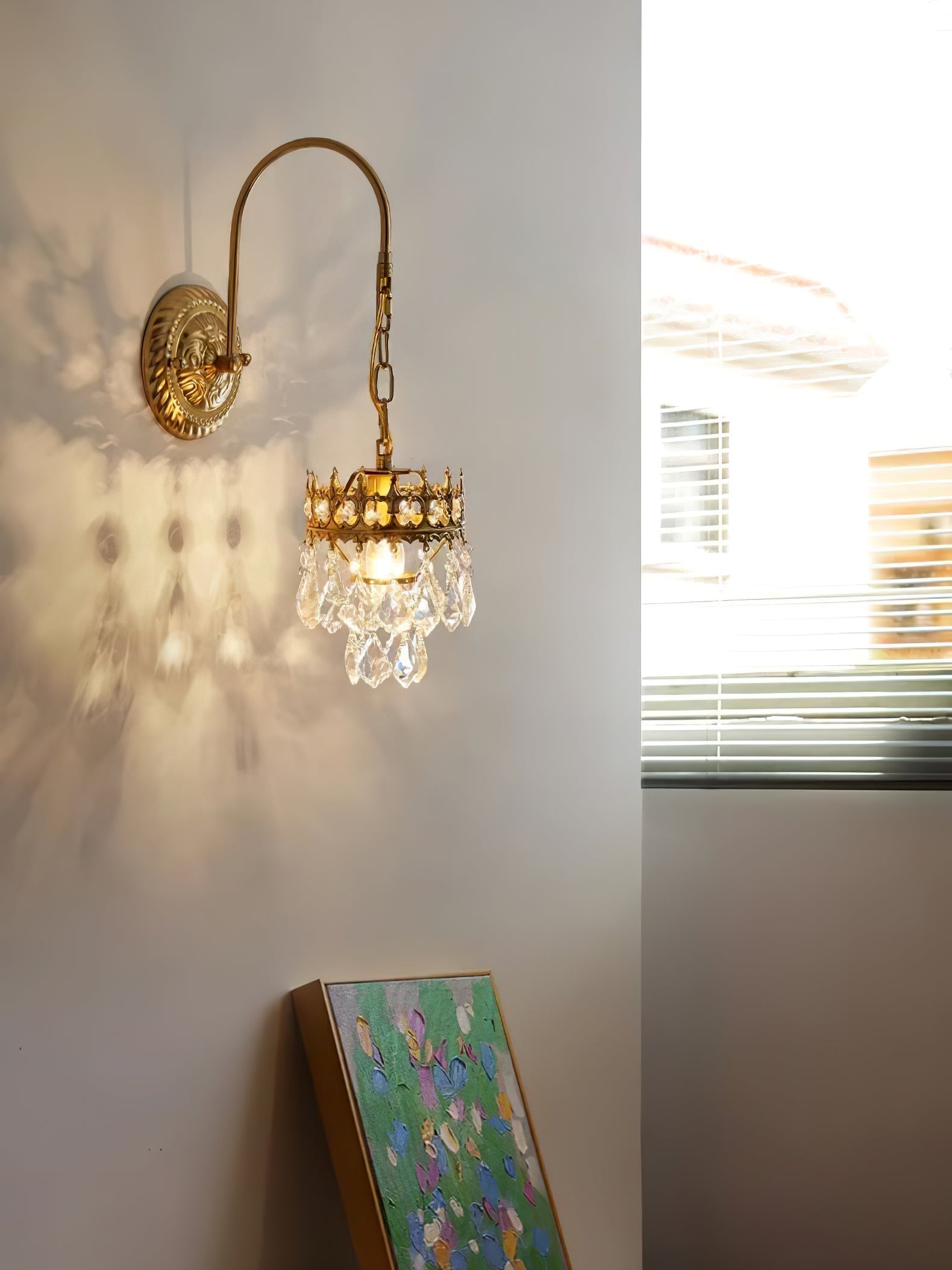 Crystal Crown Sconce - Letslighting