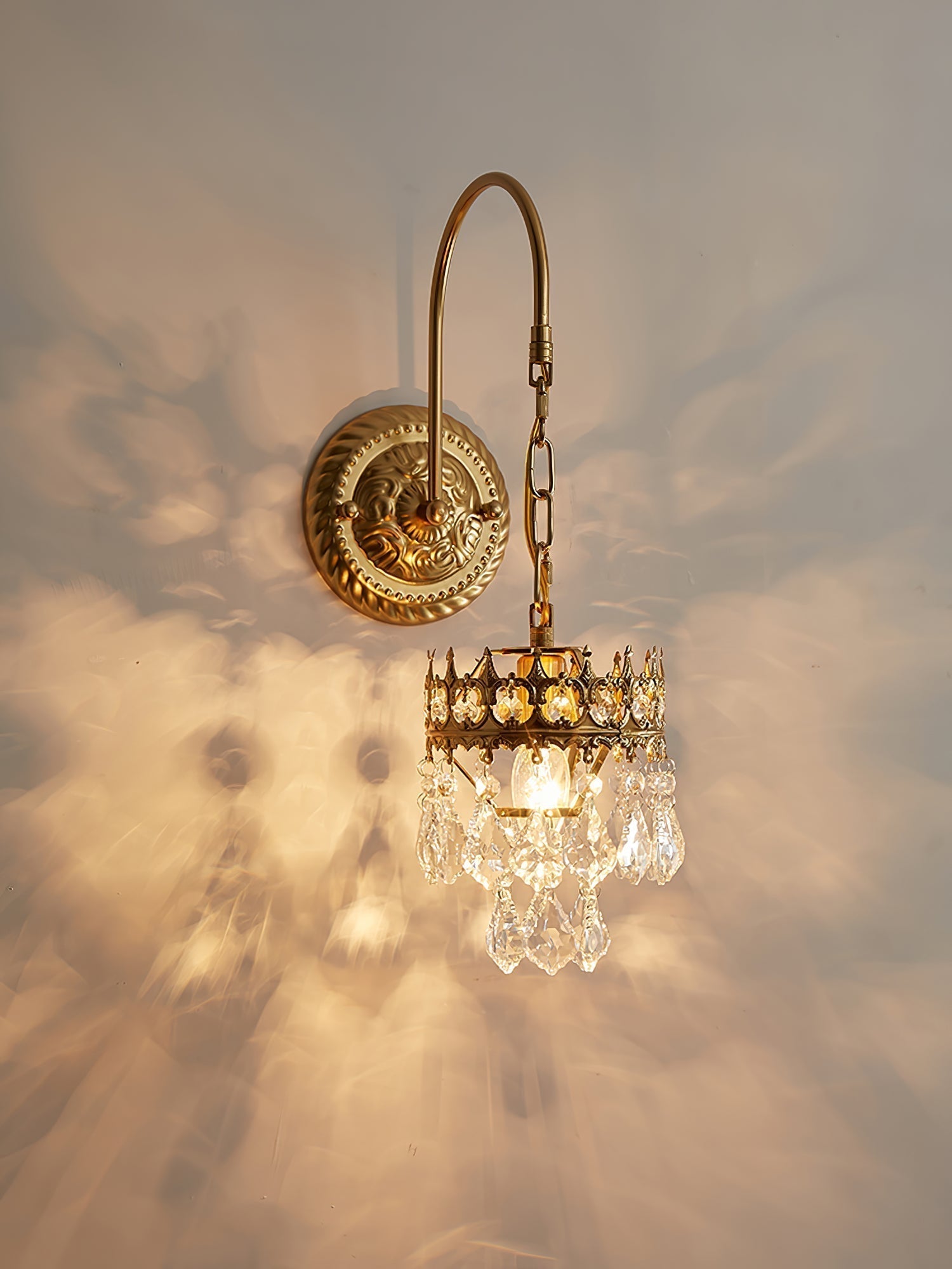 Crystal Crown Sconce - Letslighting