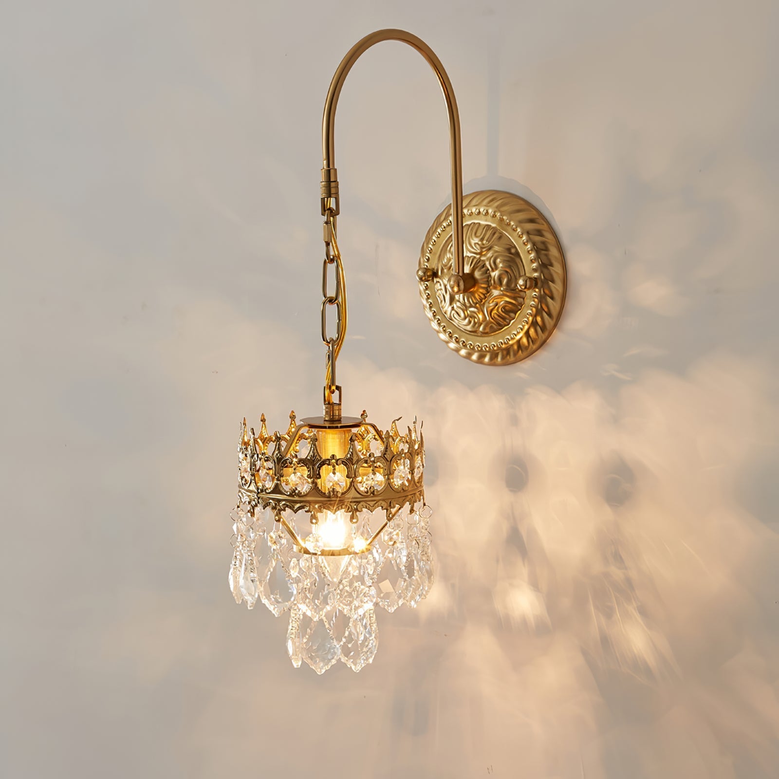 Crystal Crown Sconce - Letslighting