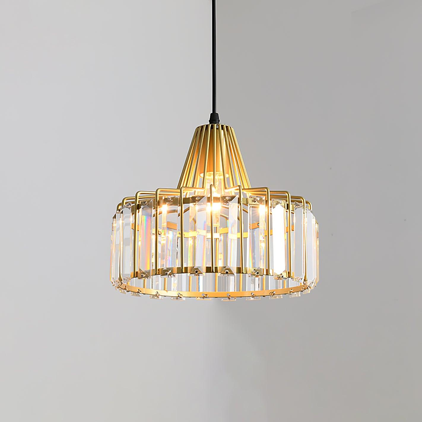 Crystal Drum Pendant Lamp - Letslighting