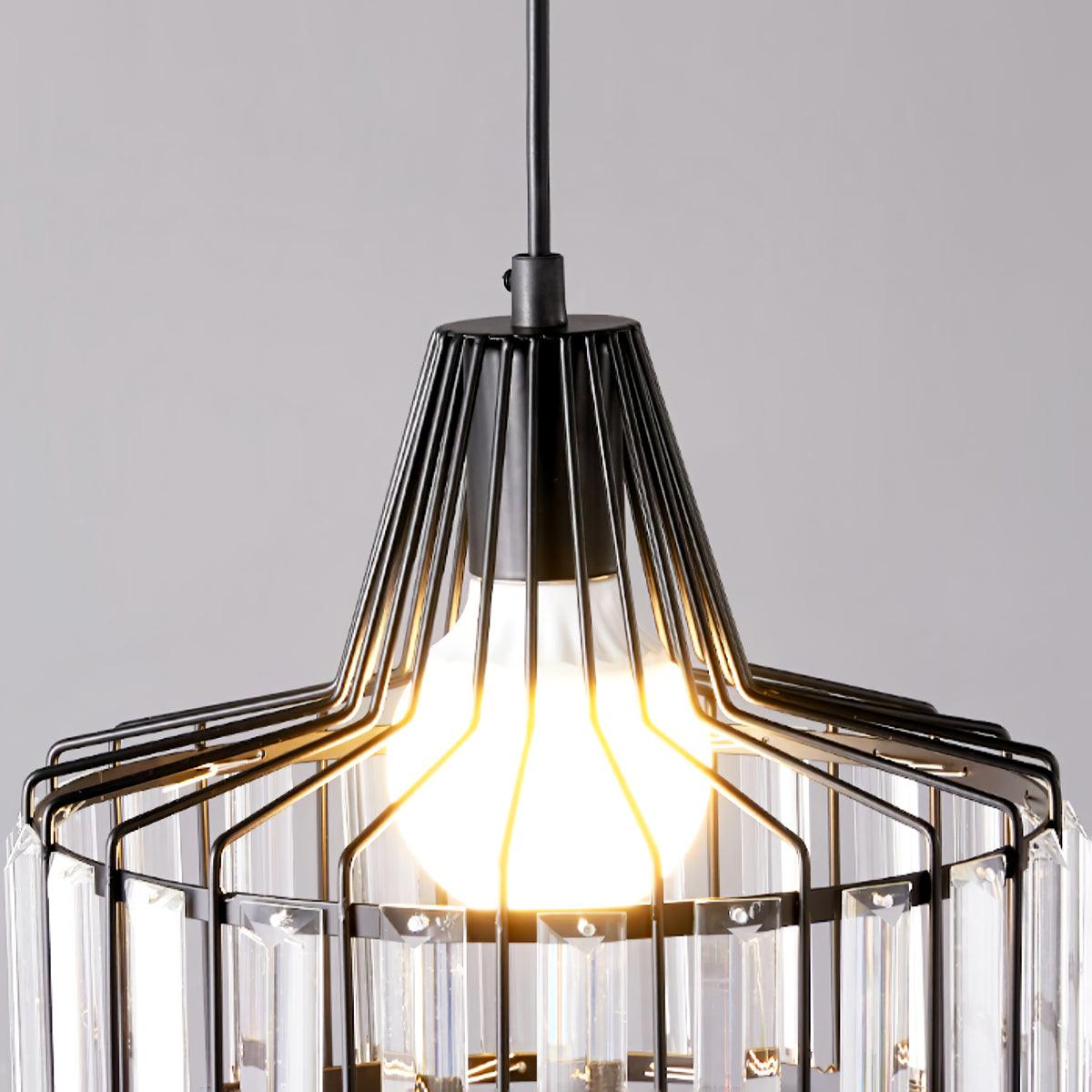 Crystal Drum Pendant Lamp - Letslighting