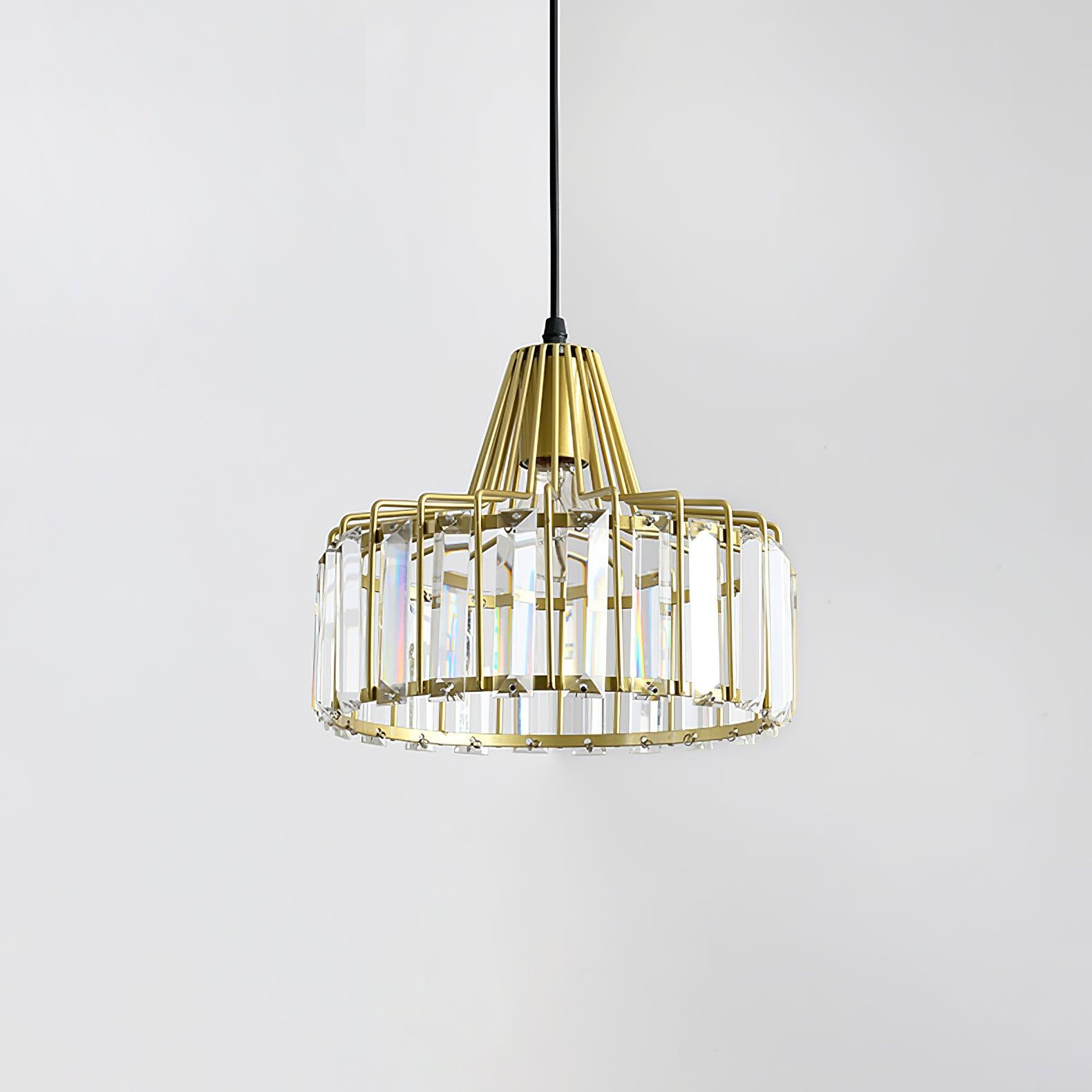 Crystal Drum Pendant Lamp - Letslighting