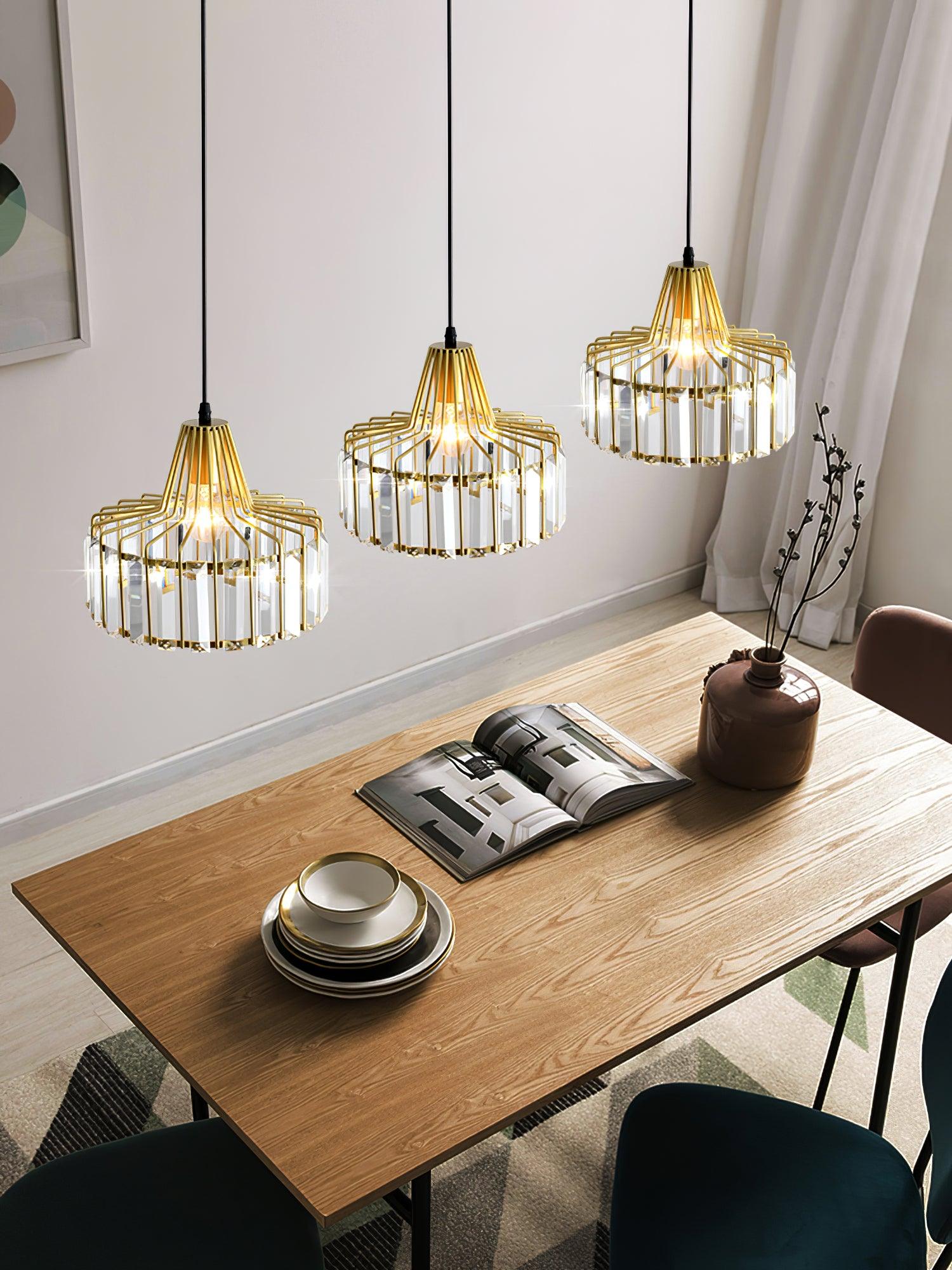 Crystal Drum Pendant Lamp - Letslighting