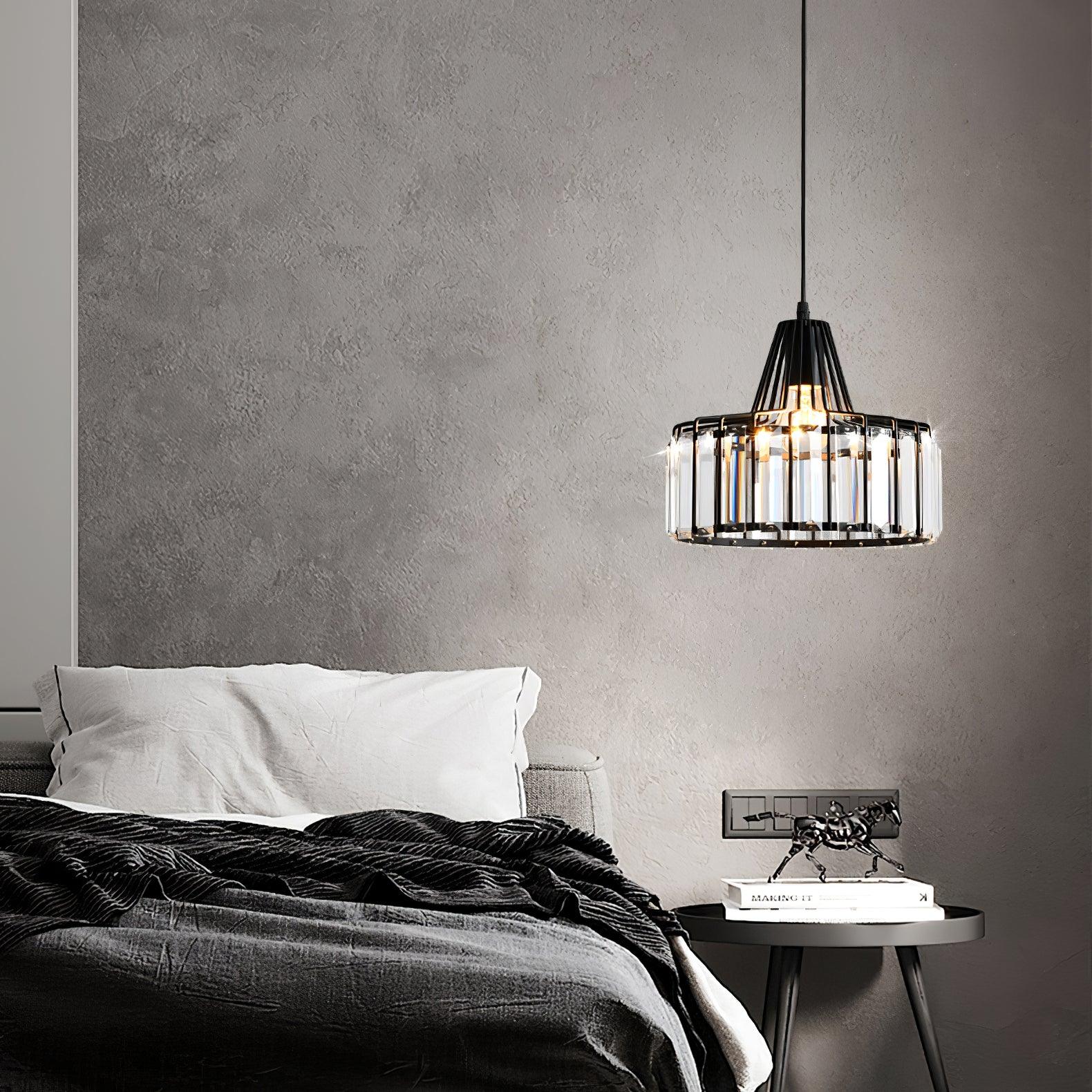 Crystal Drum Pendant Lamp - Letslighting