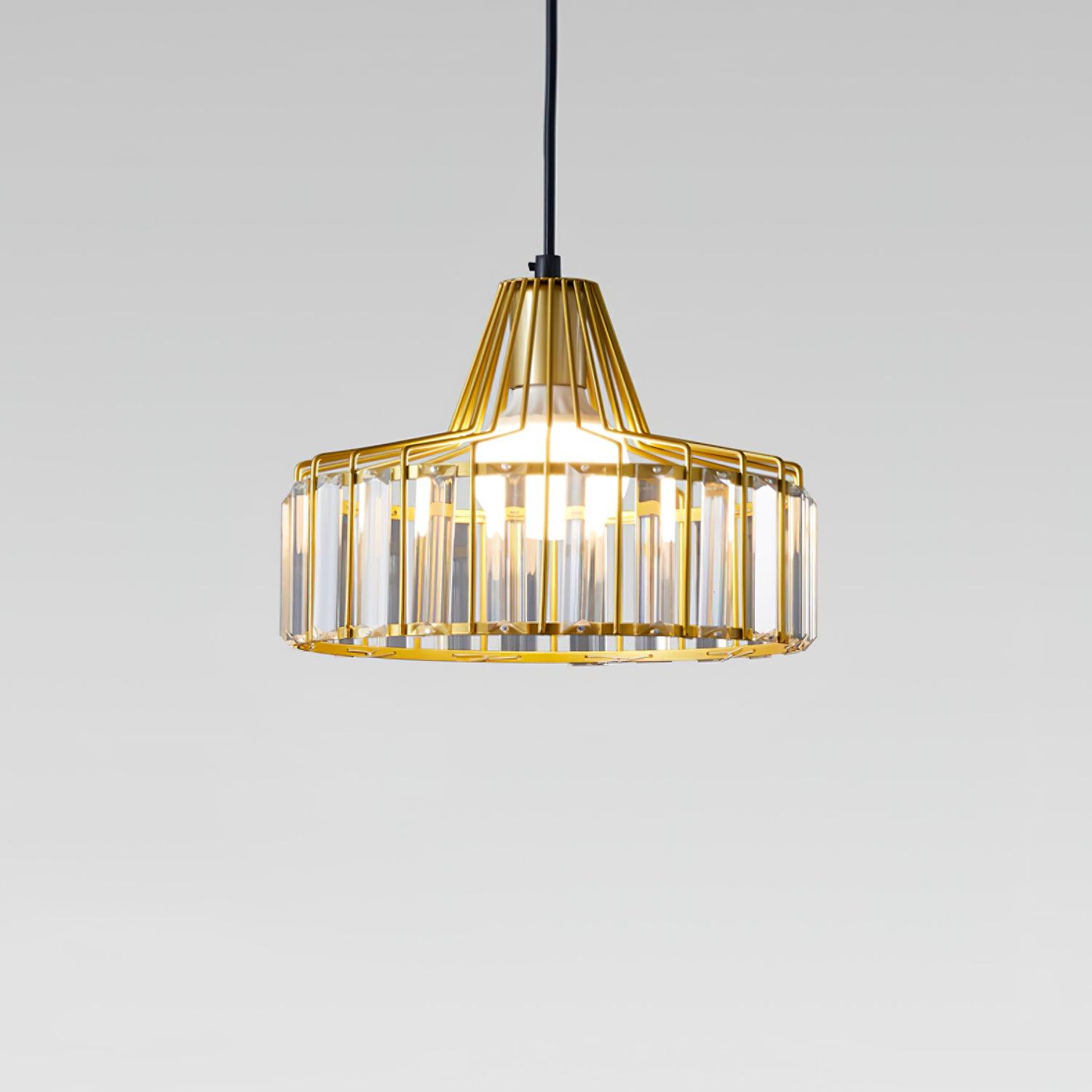 Crystal Drum Pendant Lamp - Letslighting